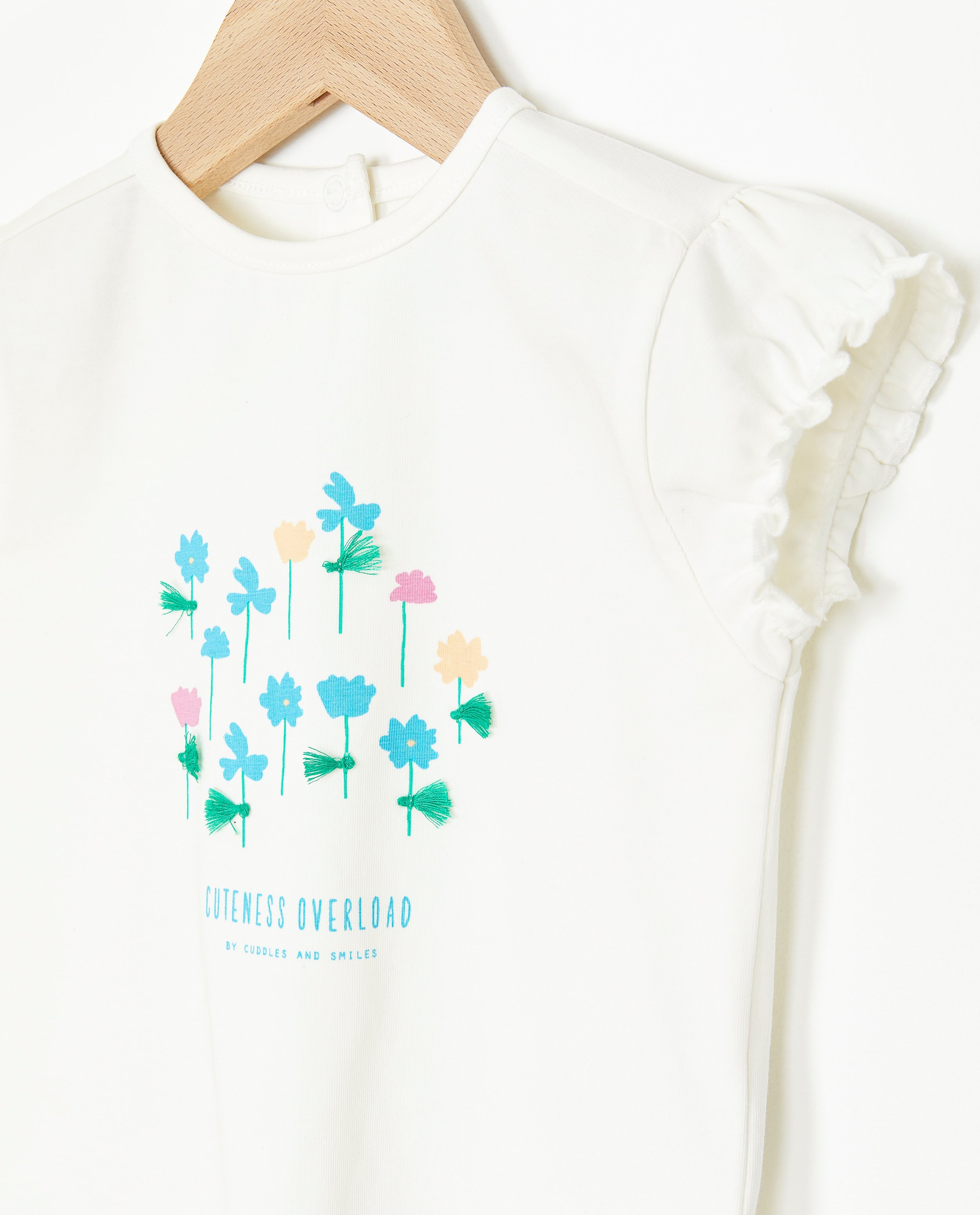 T-shirts - T-shirt met bloemenprint