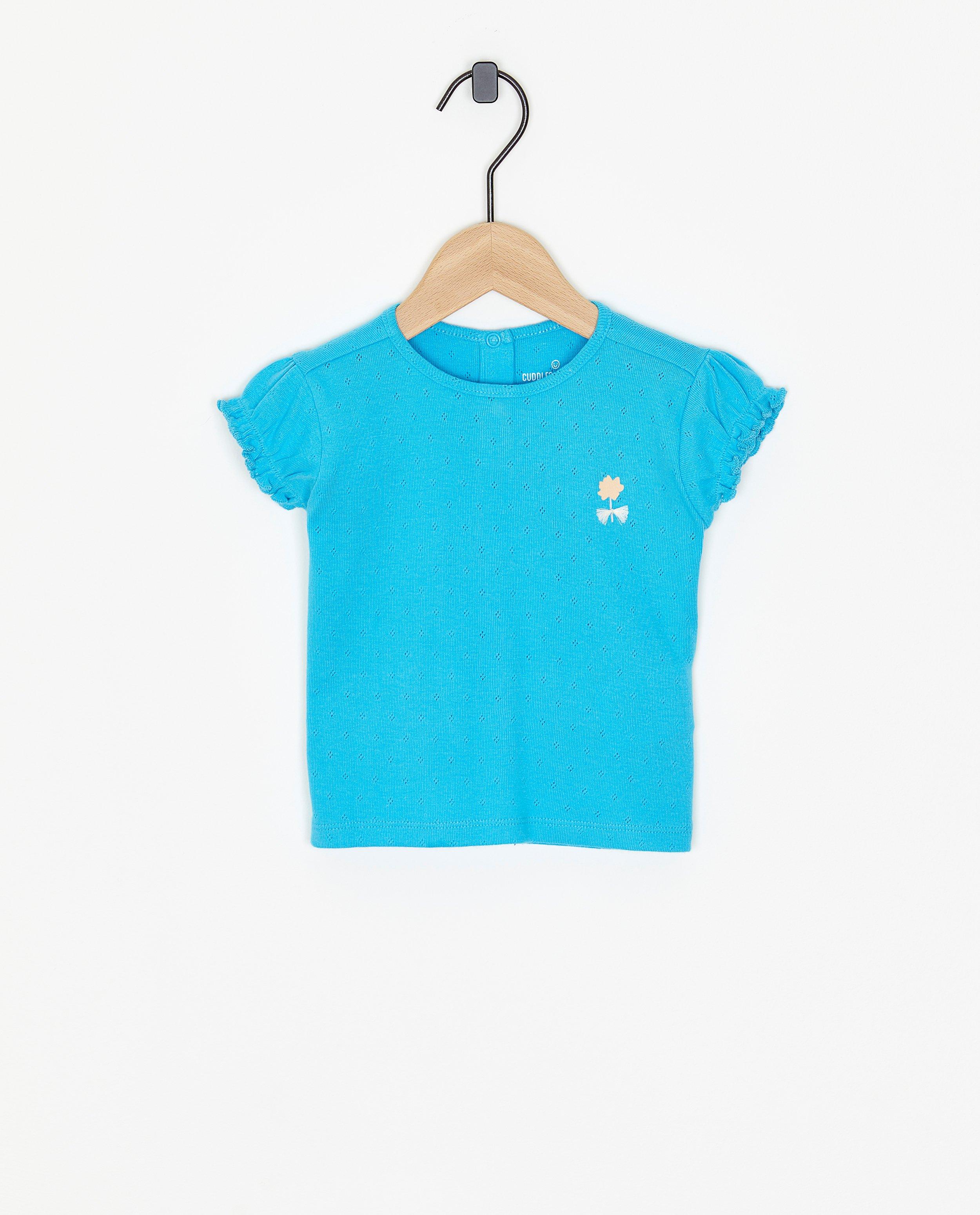 T-shirt met ajour - null - Cuddles and Smiles