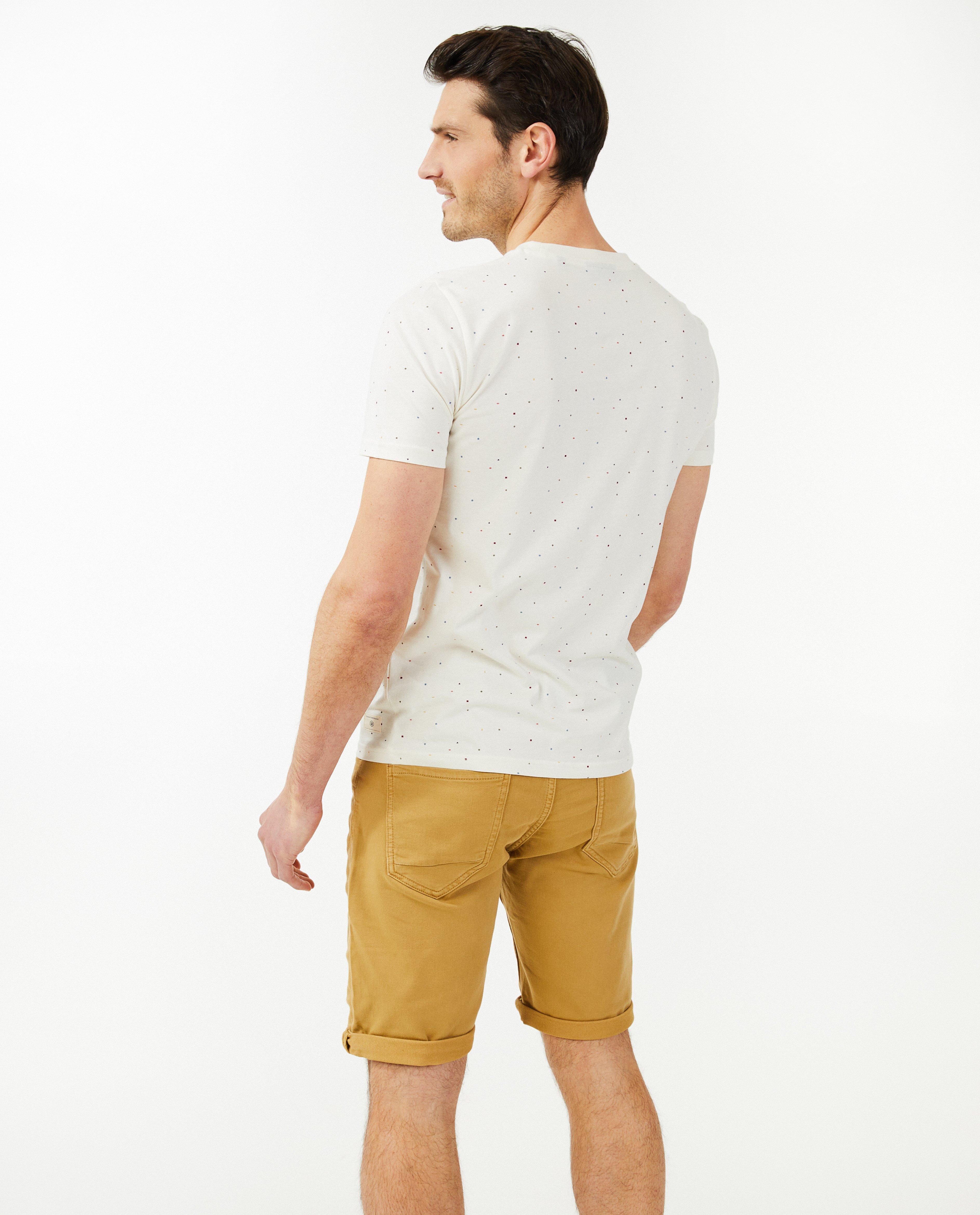 T-shirts - Blauw T-shirt met stippen