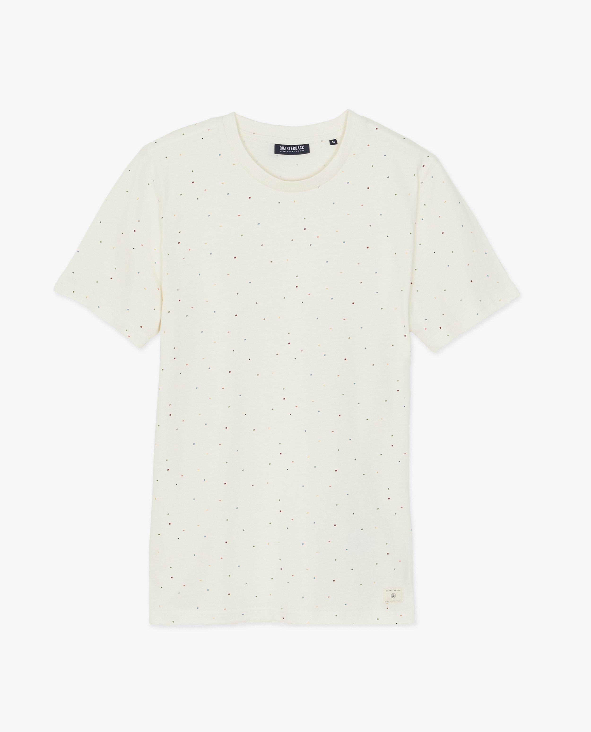 T-shirts - T-shirt bleu à pois