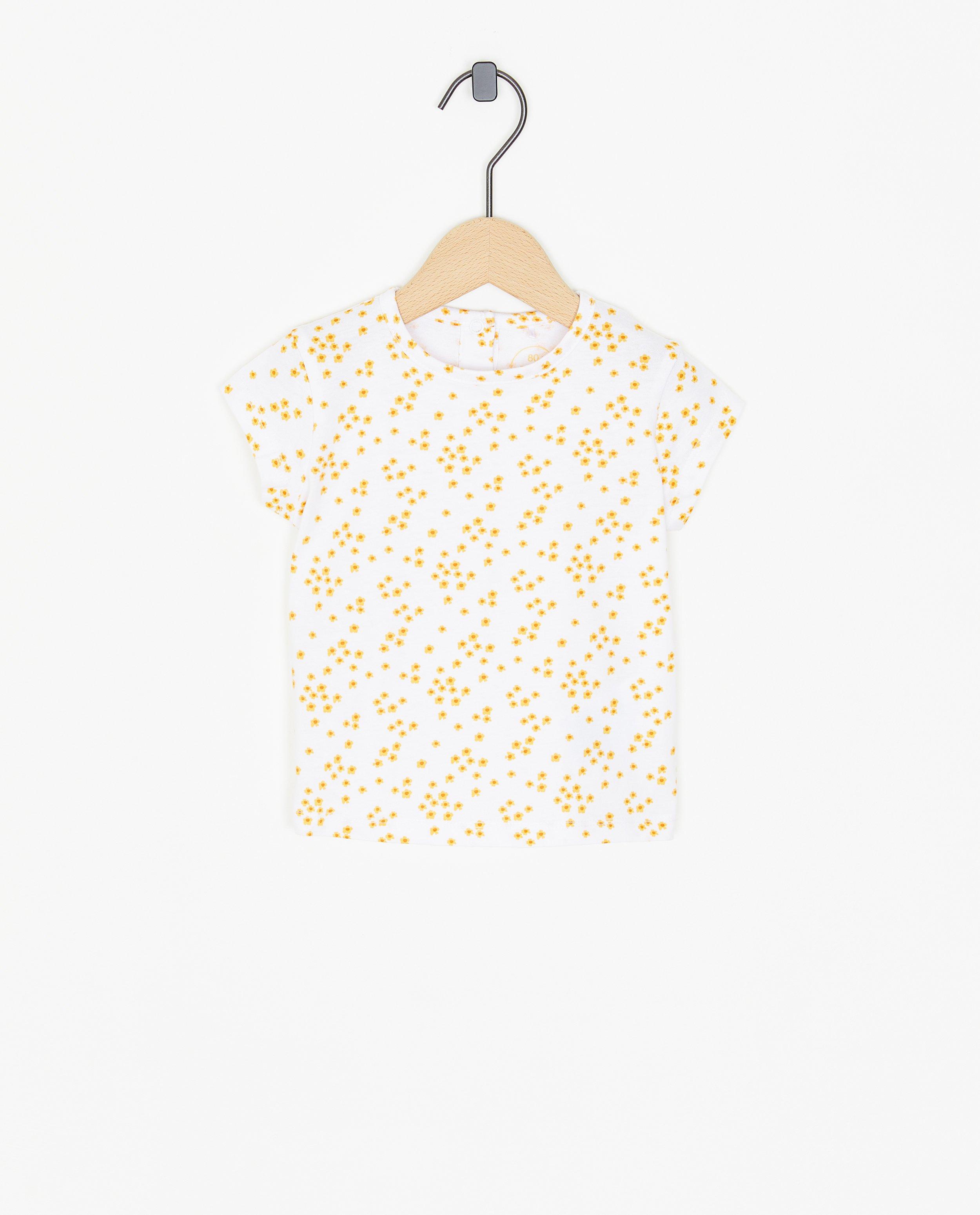 T-shirt met bloemenprint - null - Besties