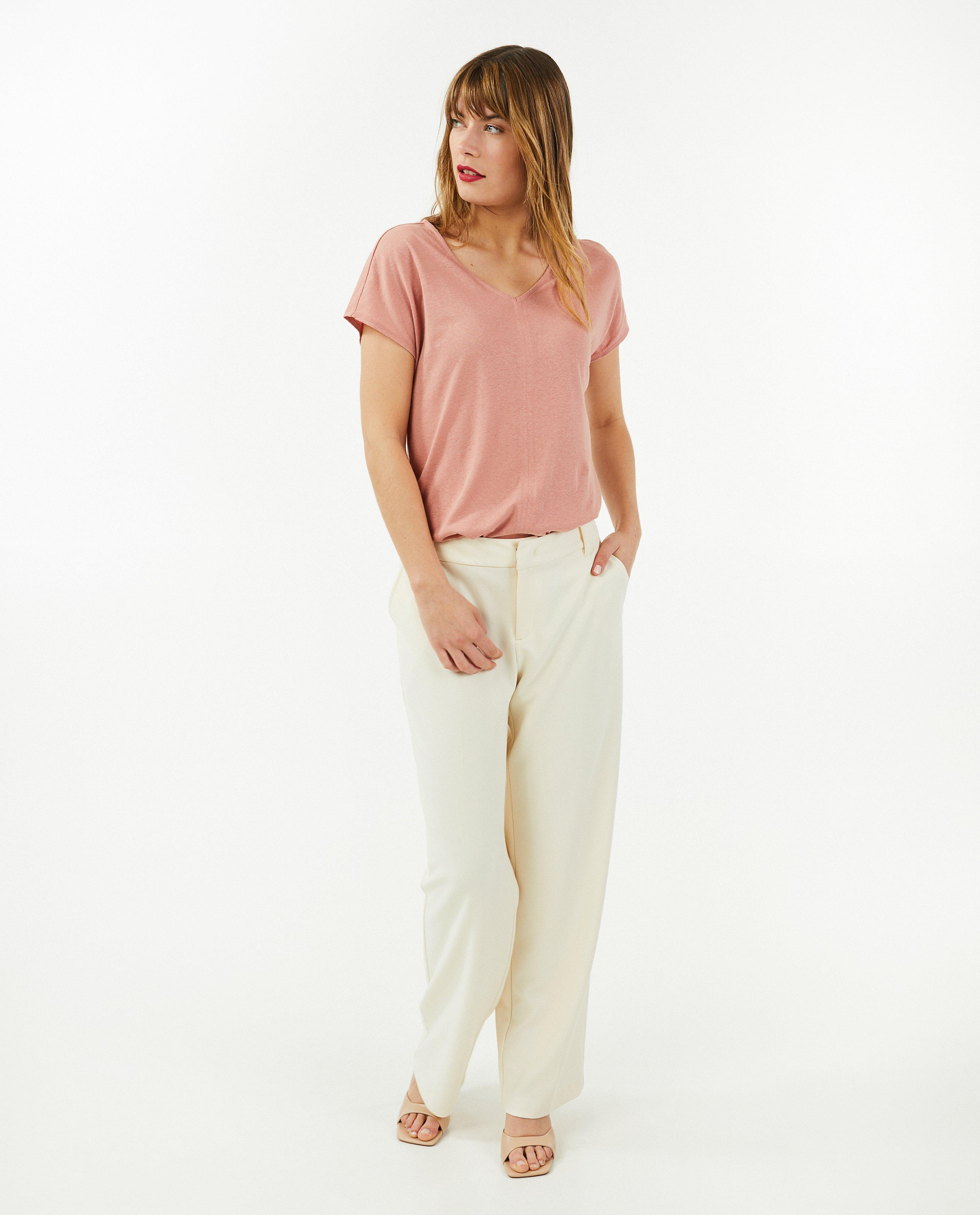 Beige T-shirt - null - Sora