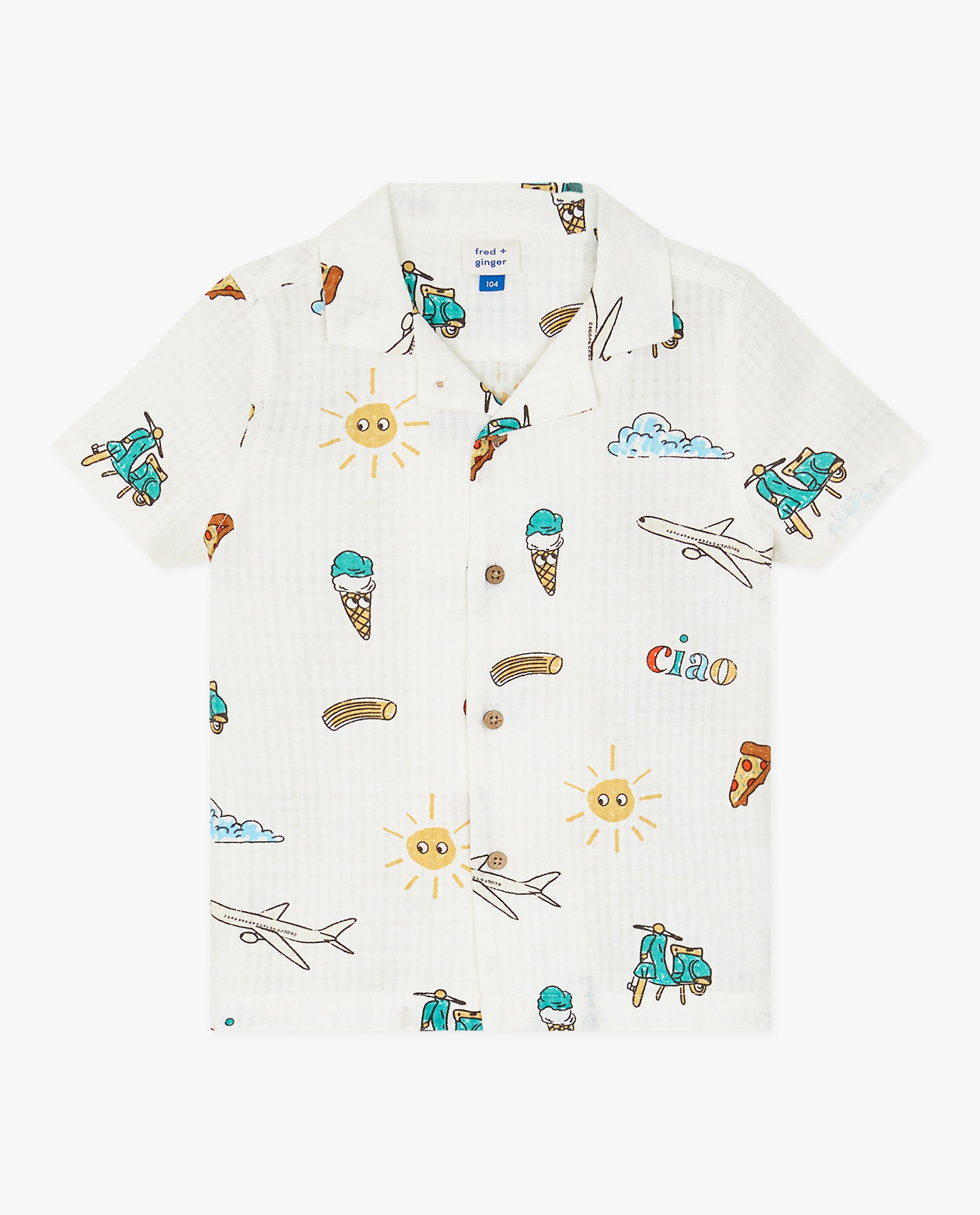 Hemden - Hemd met allover print