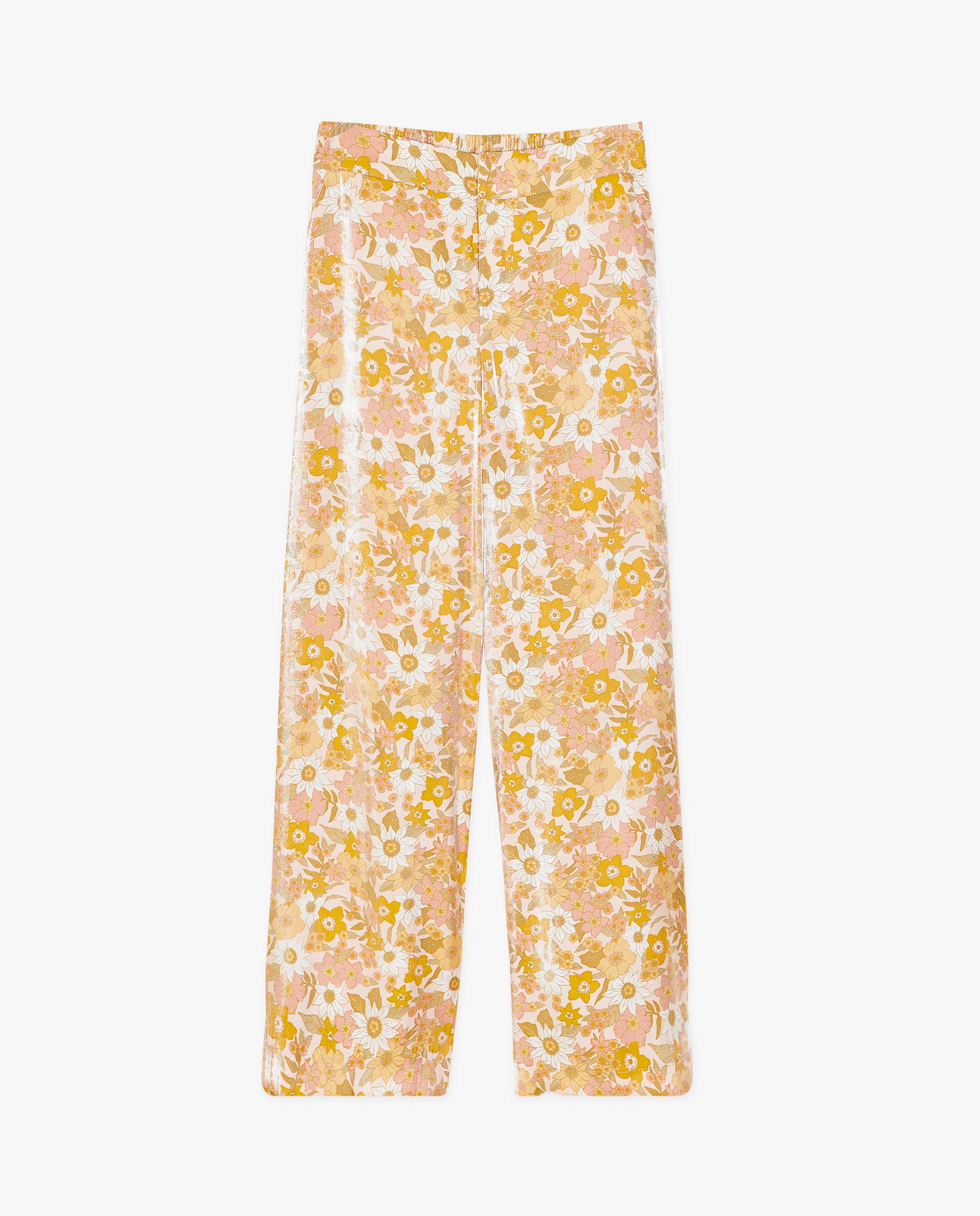 Pantalons - Pantalon à brillance satinée