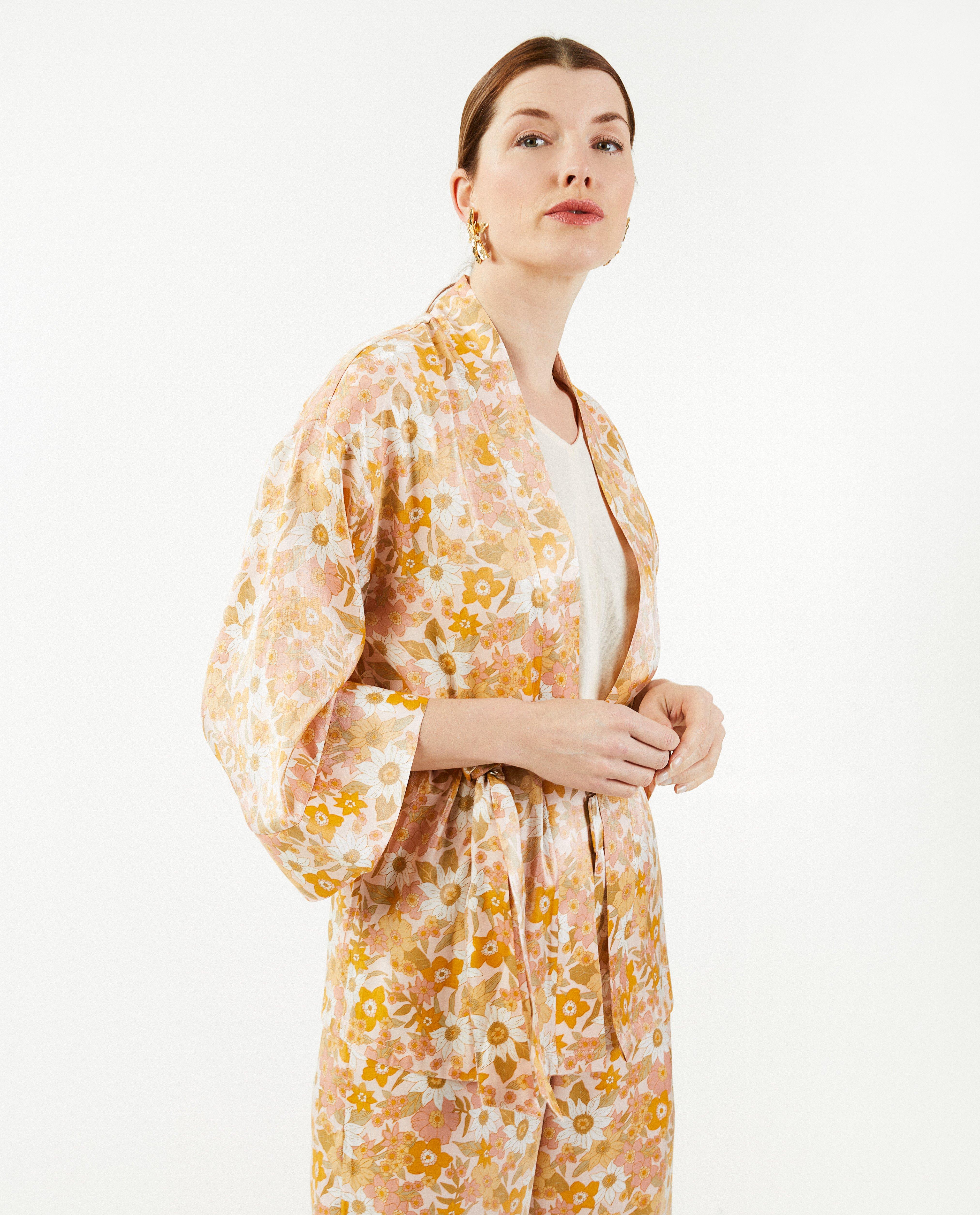 Blazers - Kimono met satijnen schijn