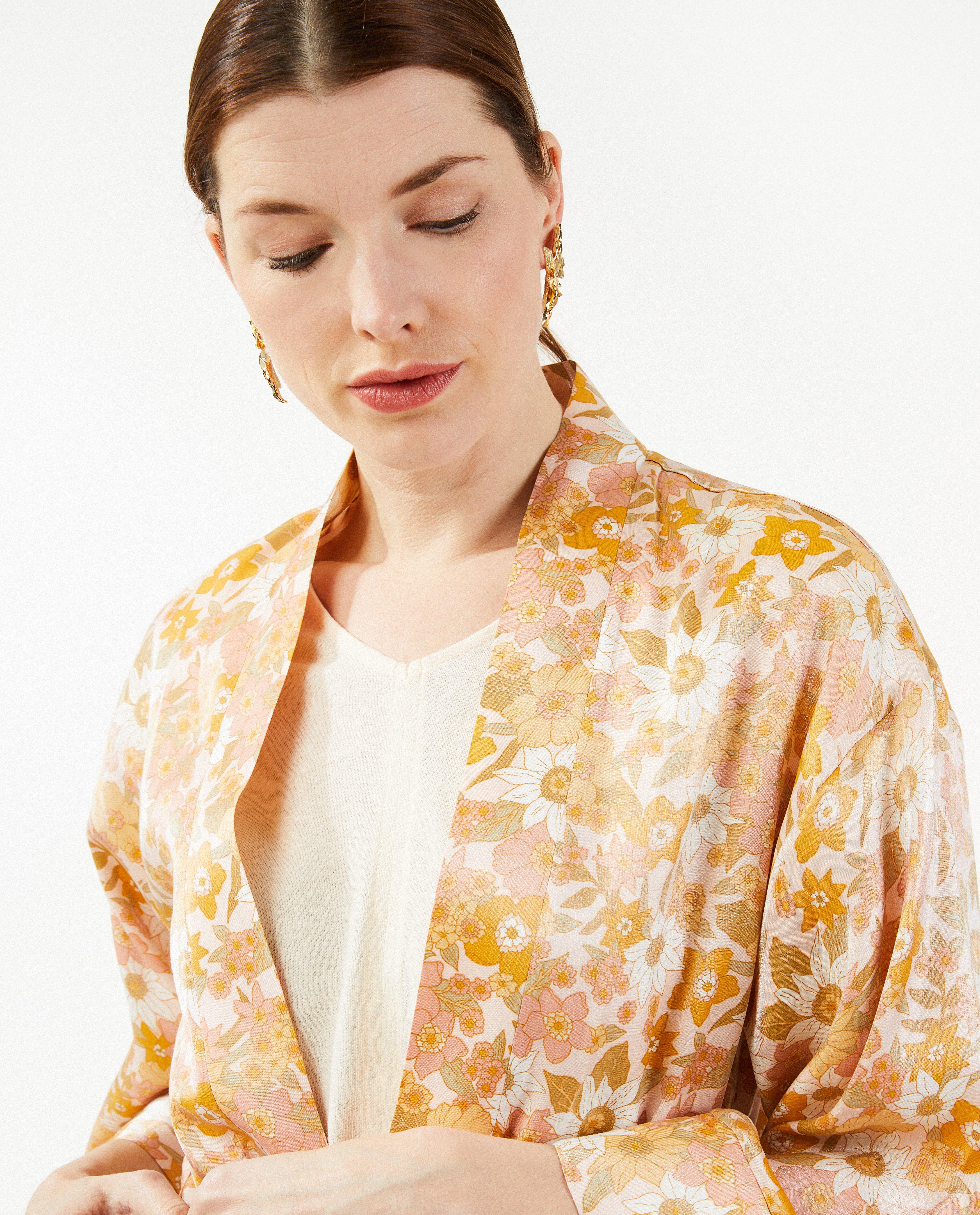 Blazers - Kimono met satijnen schijn