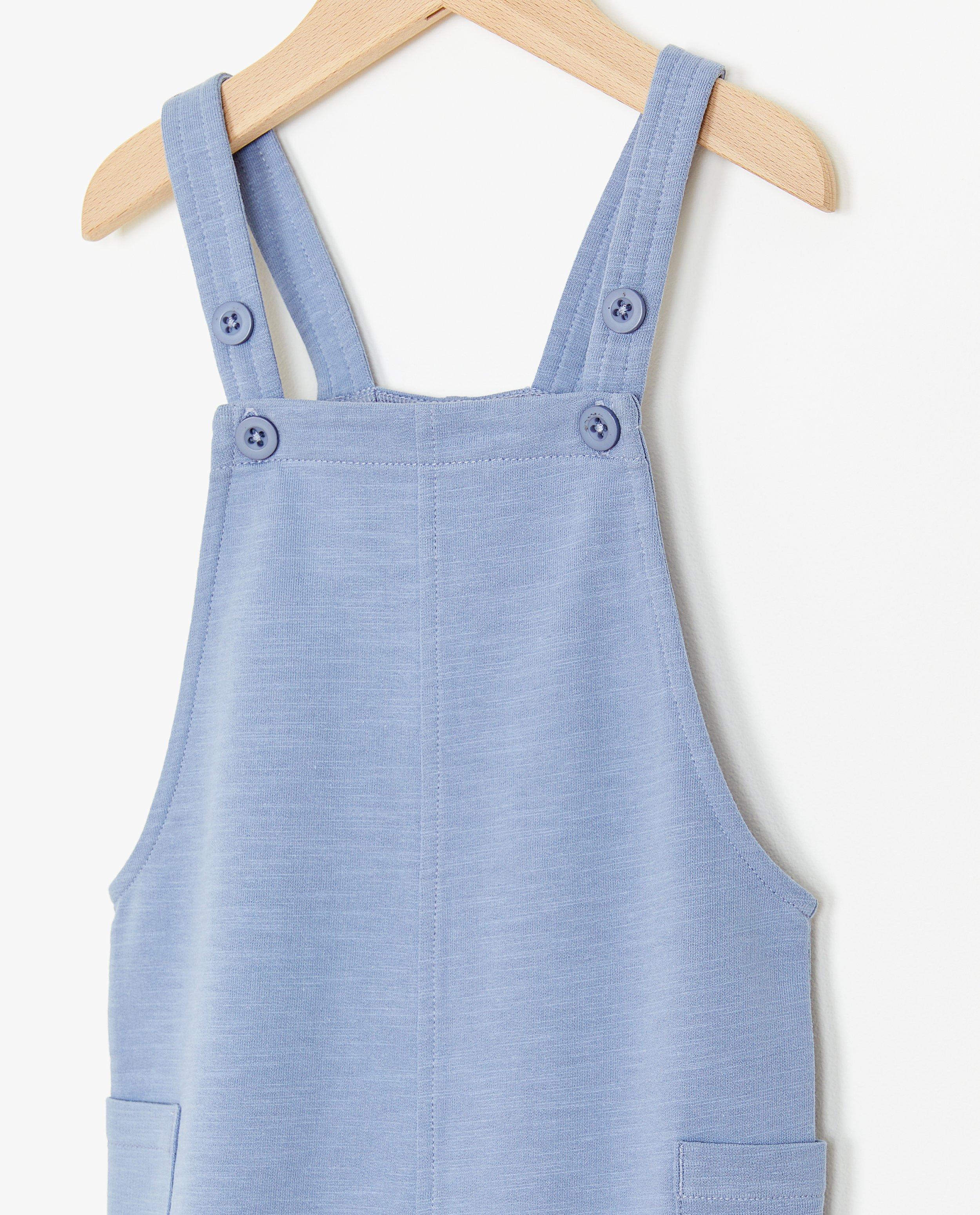 Shorten - Blauwe salopette