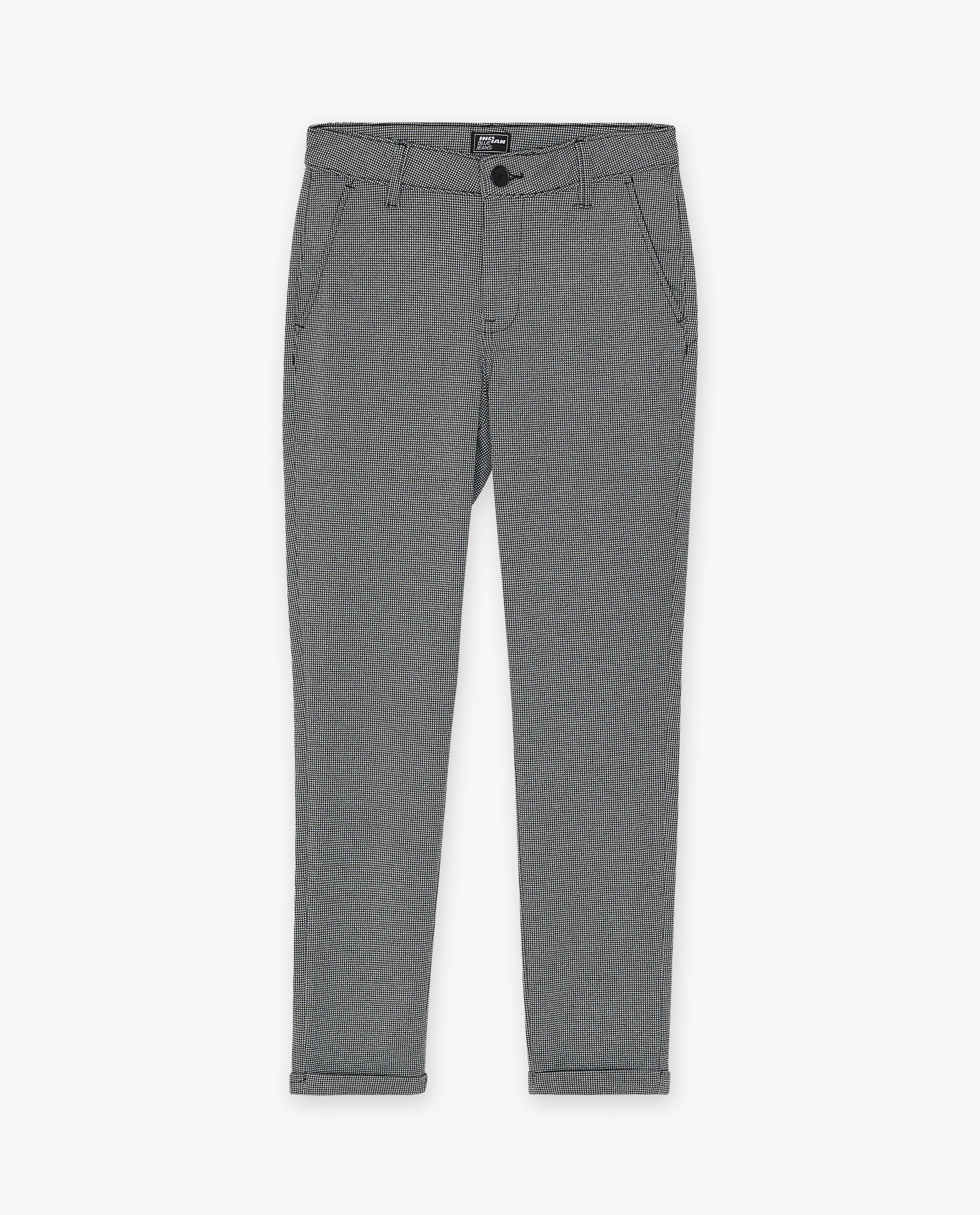 Pantalon pied-de-poule - null - Indian Blue Jeans