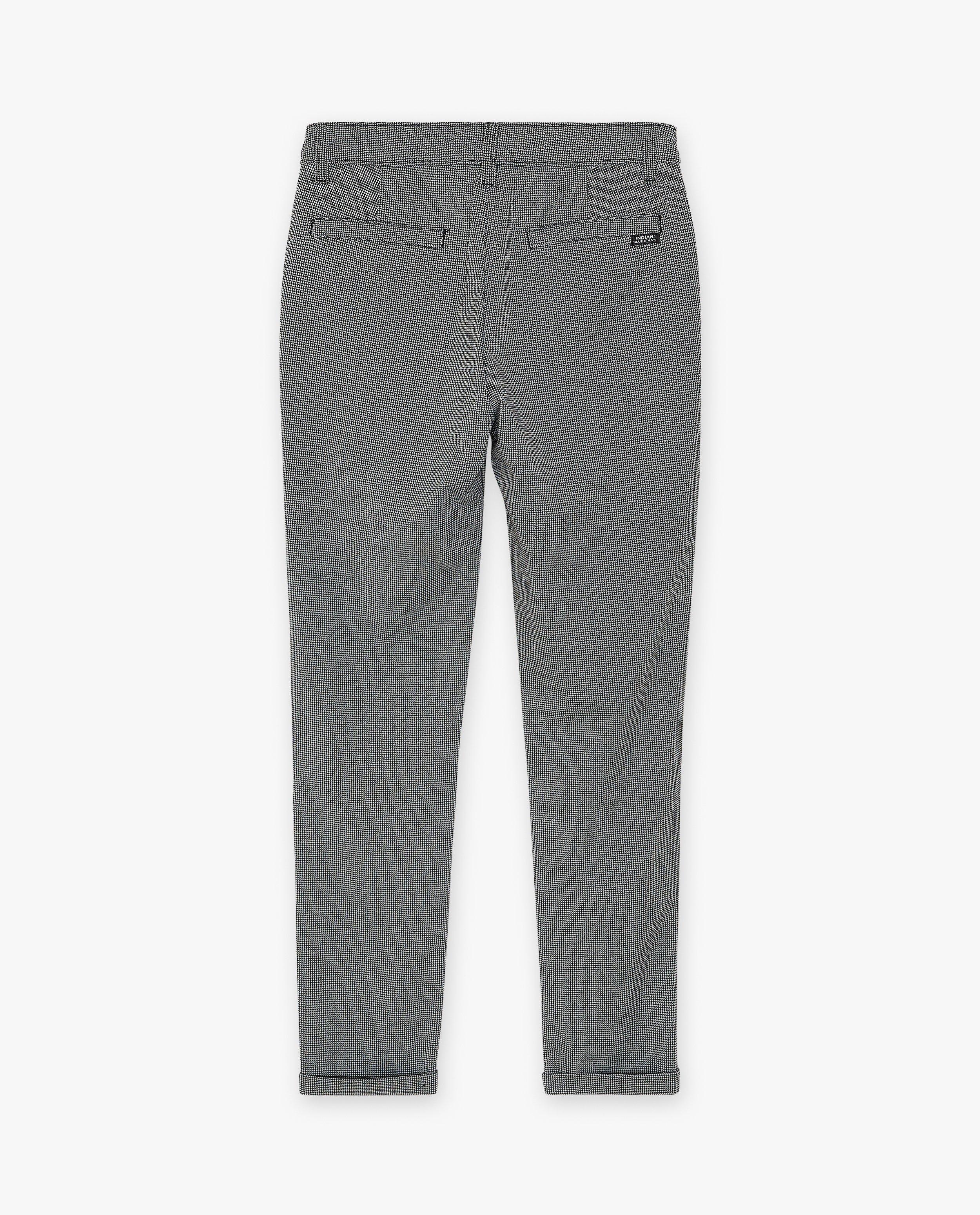 Pantalons - Pantalon pied-de-poule