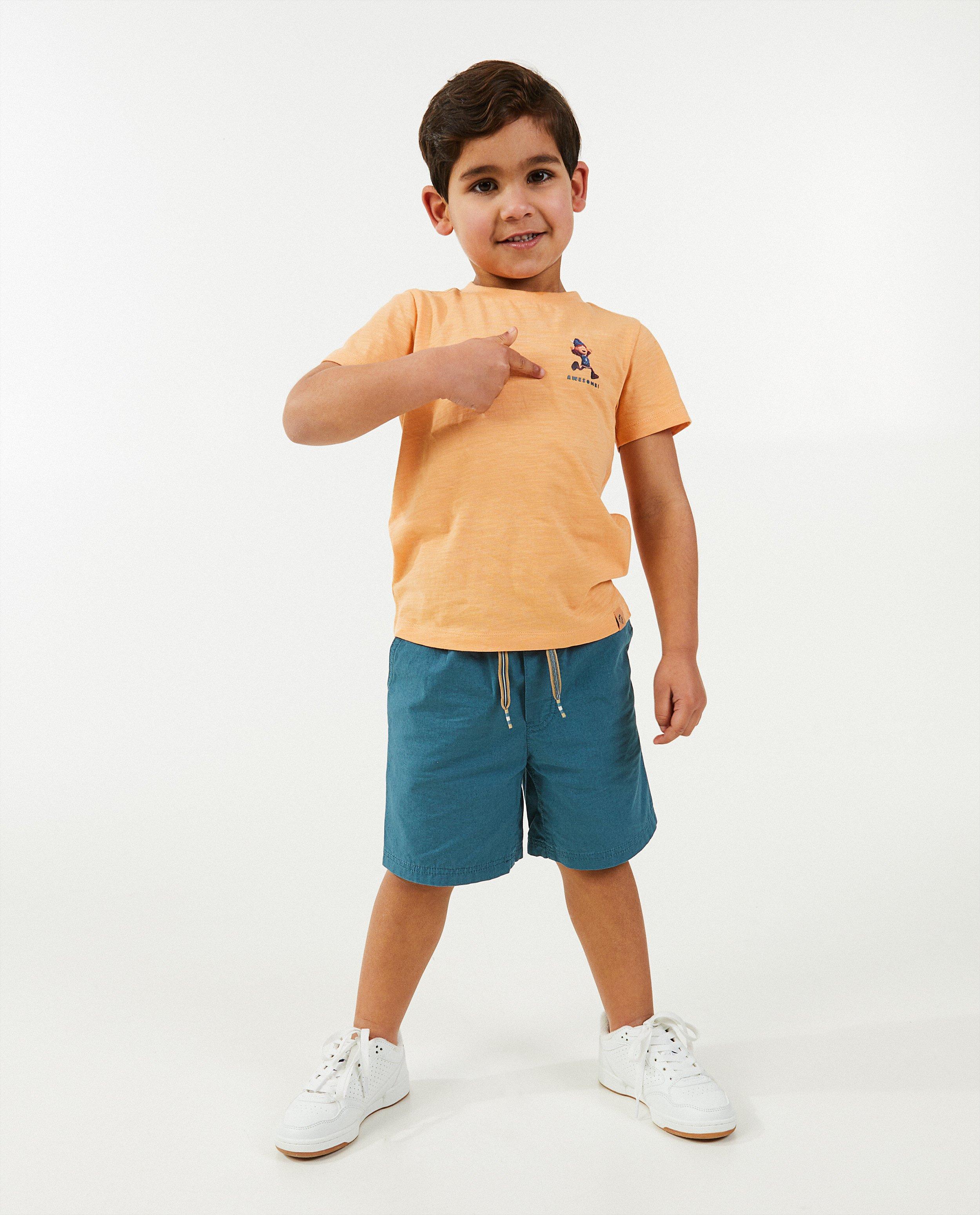 Oranje T-shirt van biokatoen - null - Wickie
