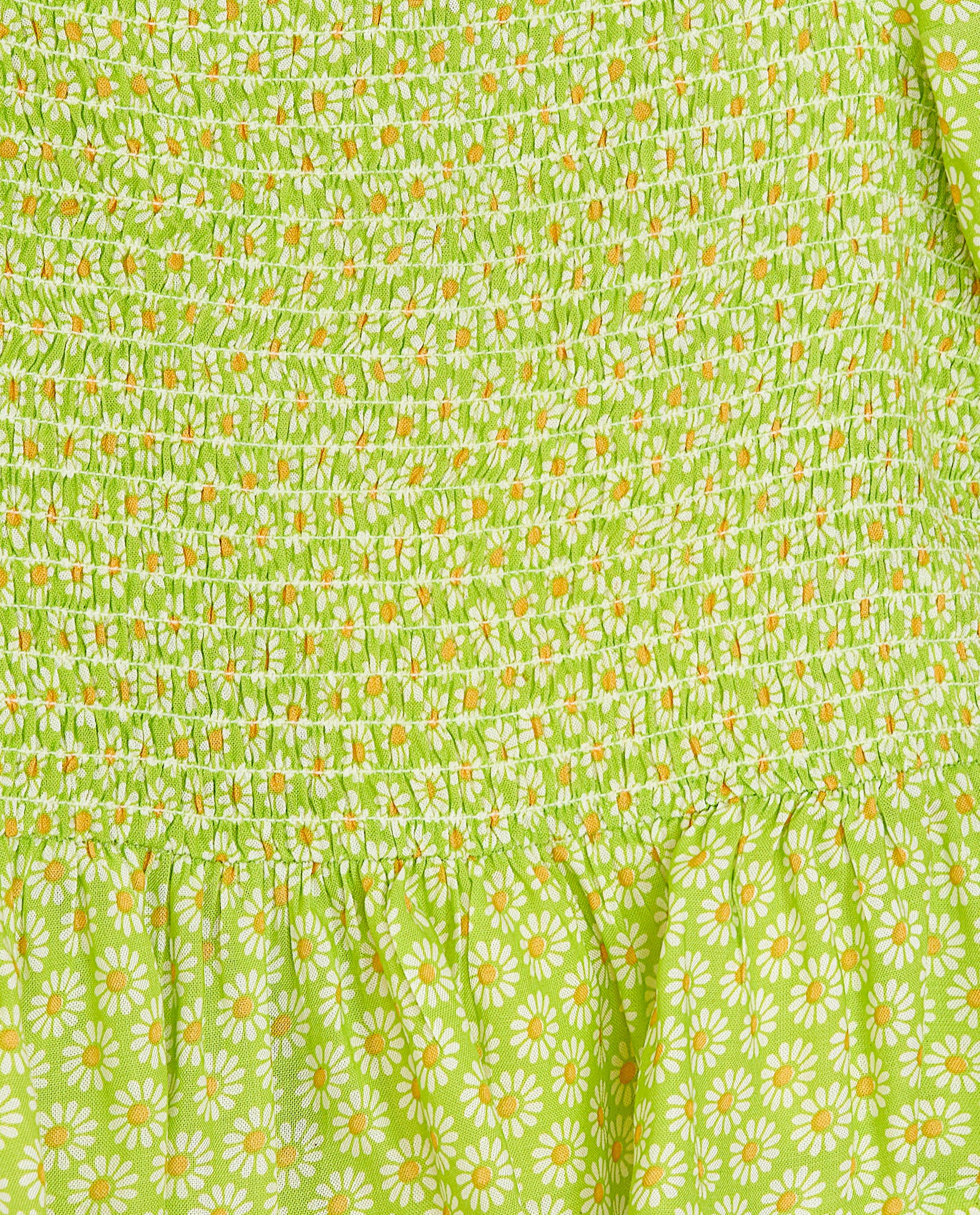 Hemden - Groene top met bloemen