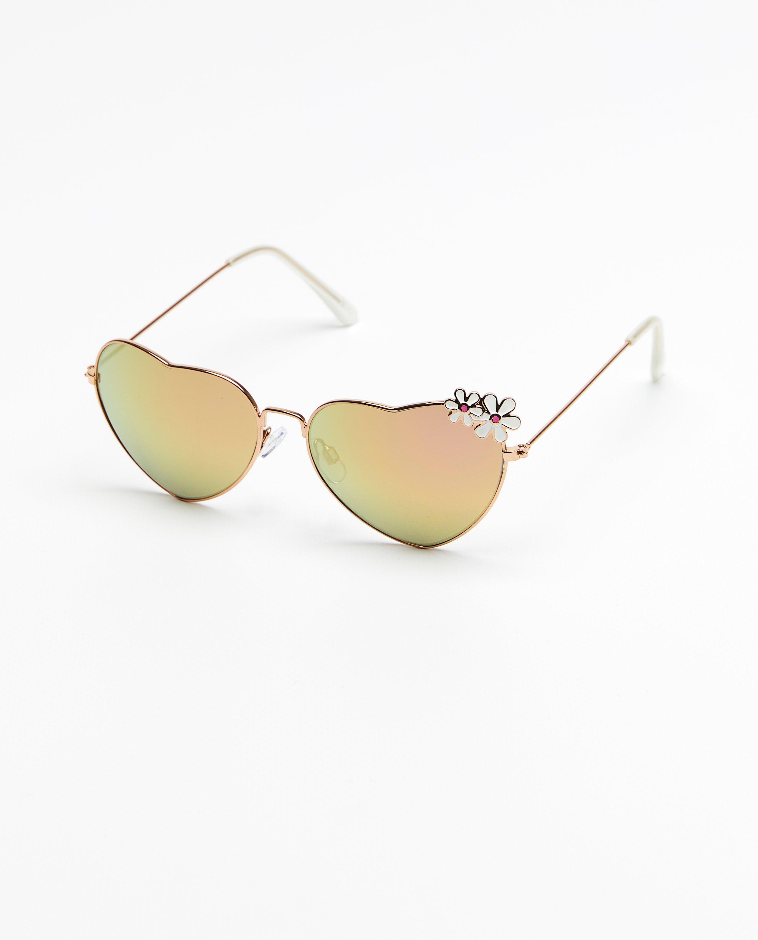 Lunettes de soleil avec verres en forme de cœur - null - JBC