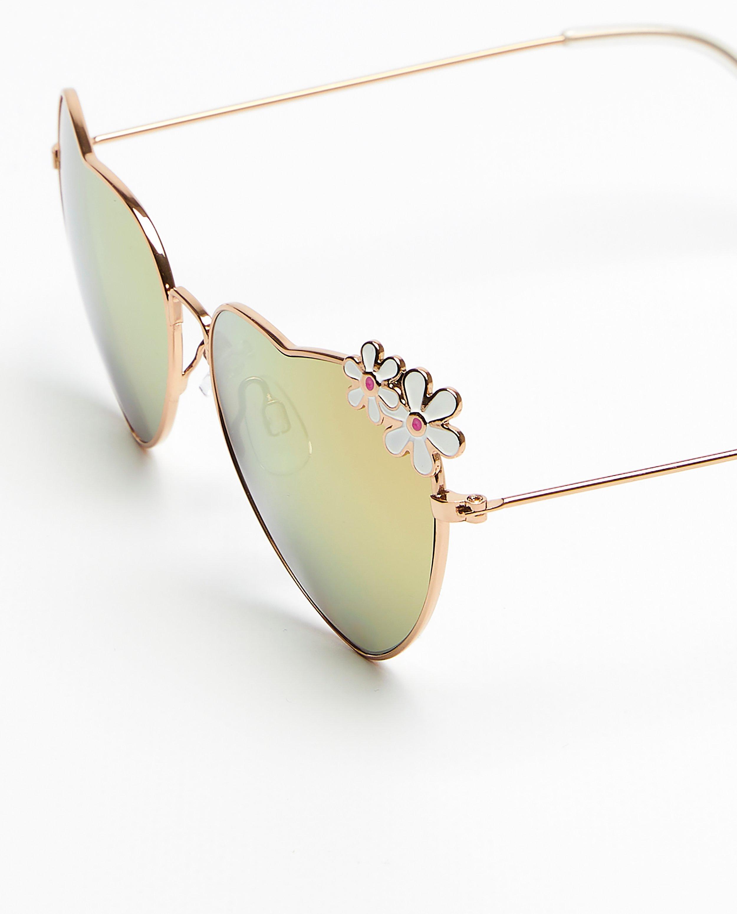 Lunettes de soleil - Lunettes de soleil avec verres en forme de cœur
