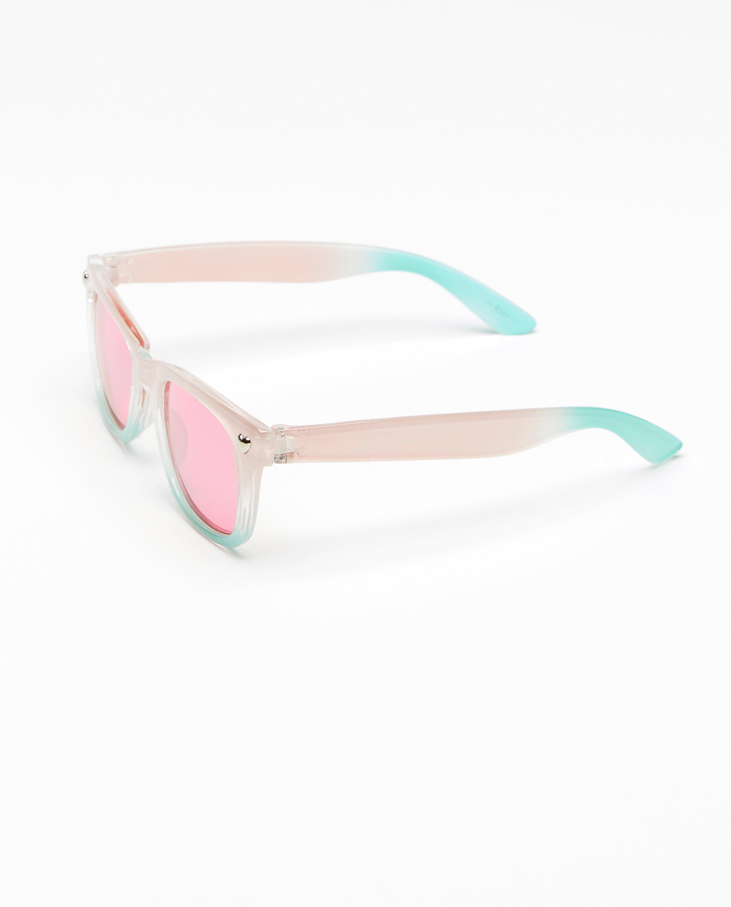 Lunettes de soleil - Lunettes de soleil roses avec dégradé