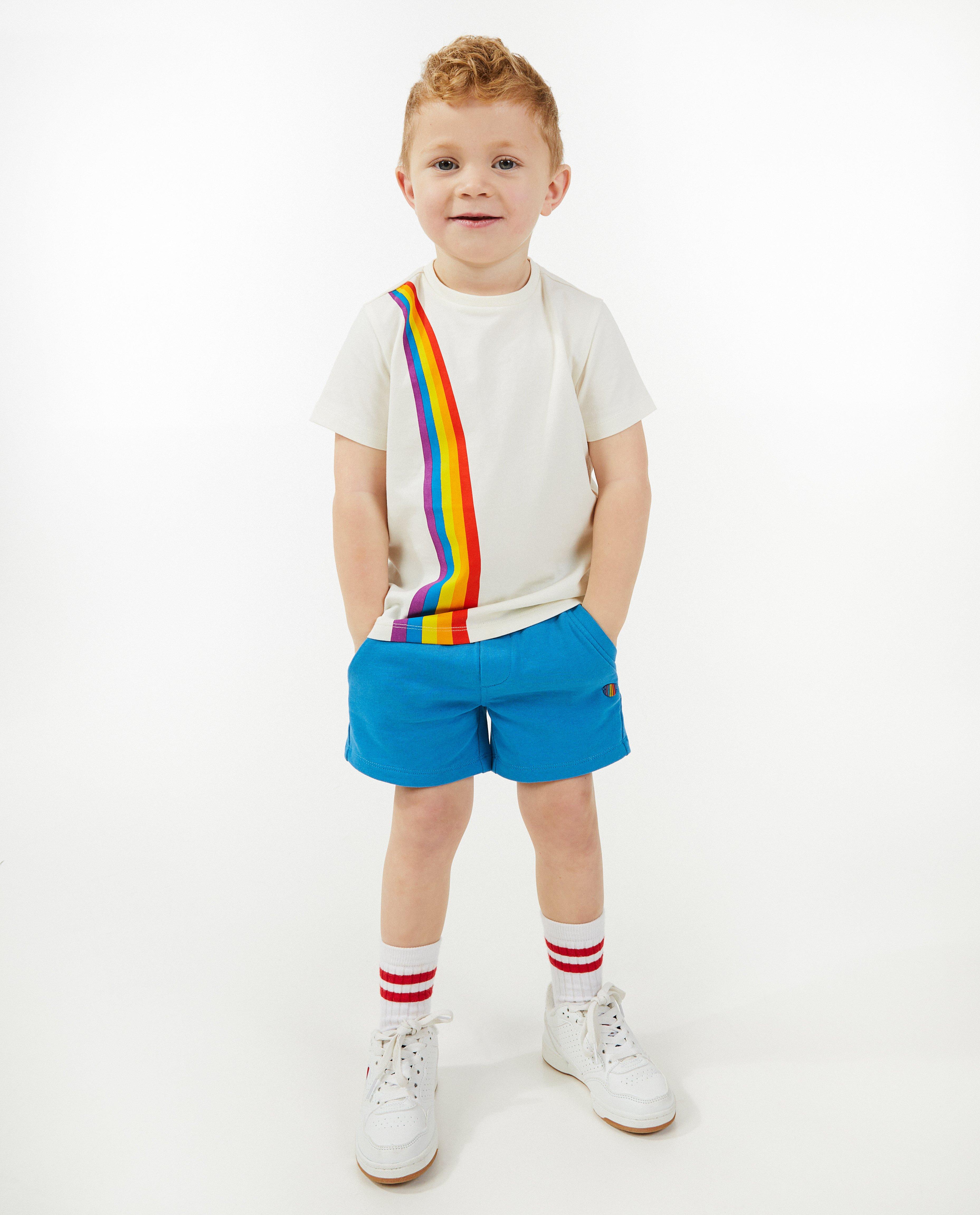 Blauwe short met tunnelkoord - null - K3