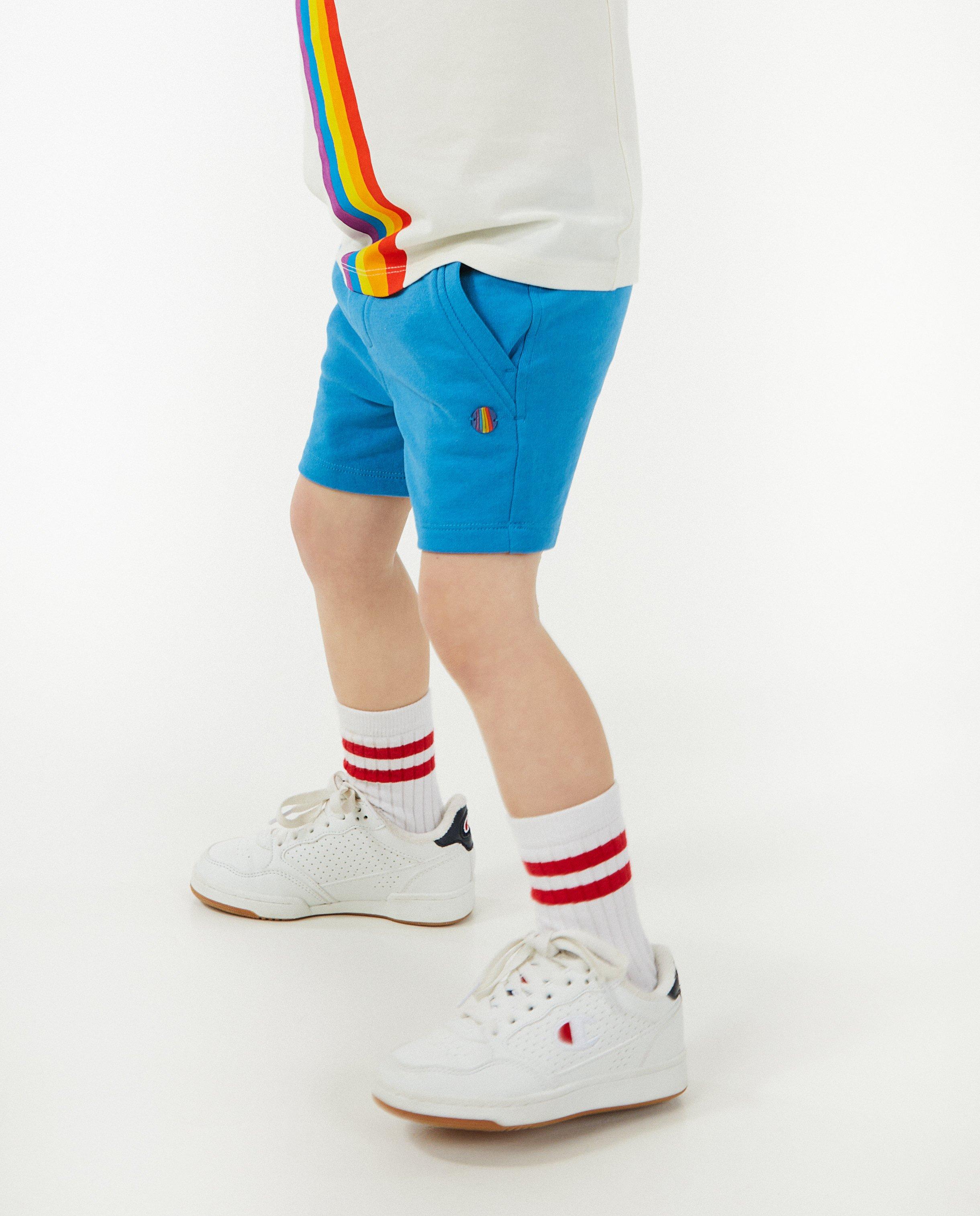 Shorten - Blauwe short met tunnelkoord