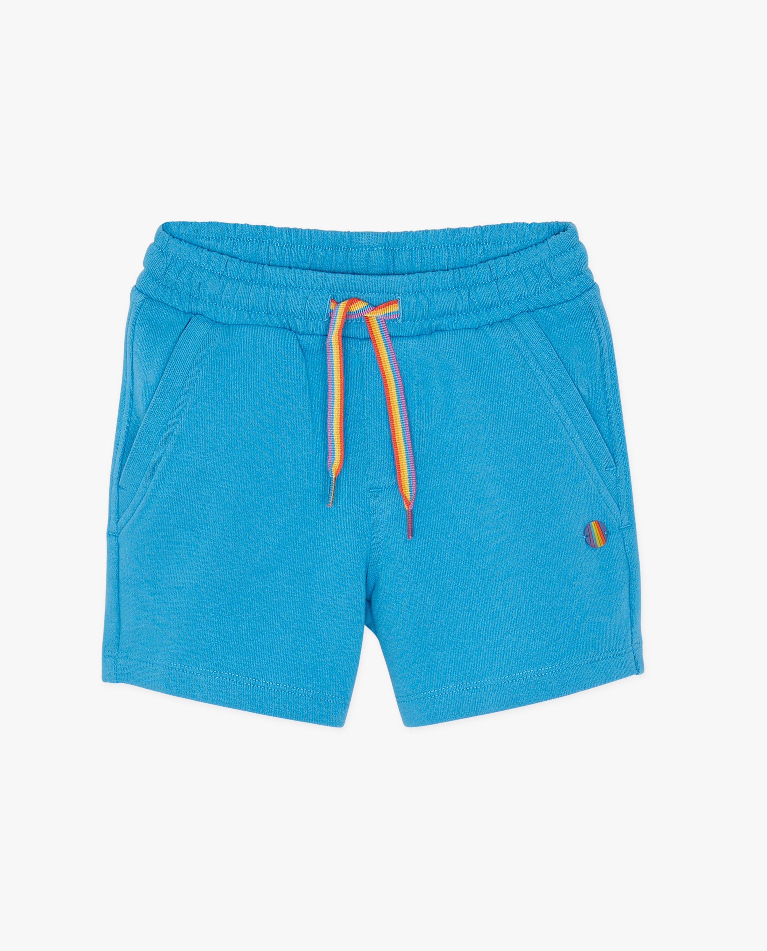 Shorten - Blauwe short met tunnelkoord
