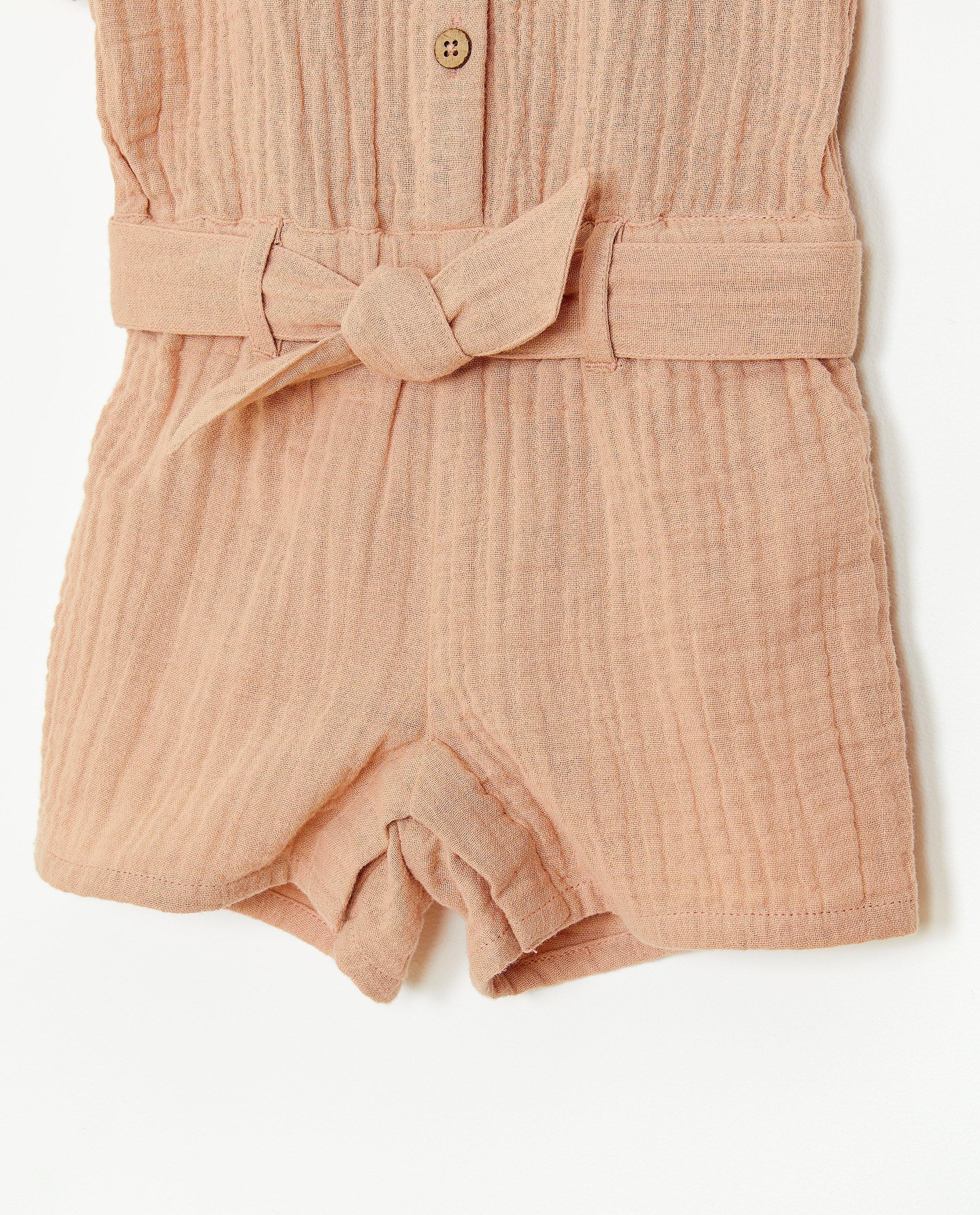 Jumpsuit - Roze jumpsuit van tetra