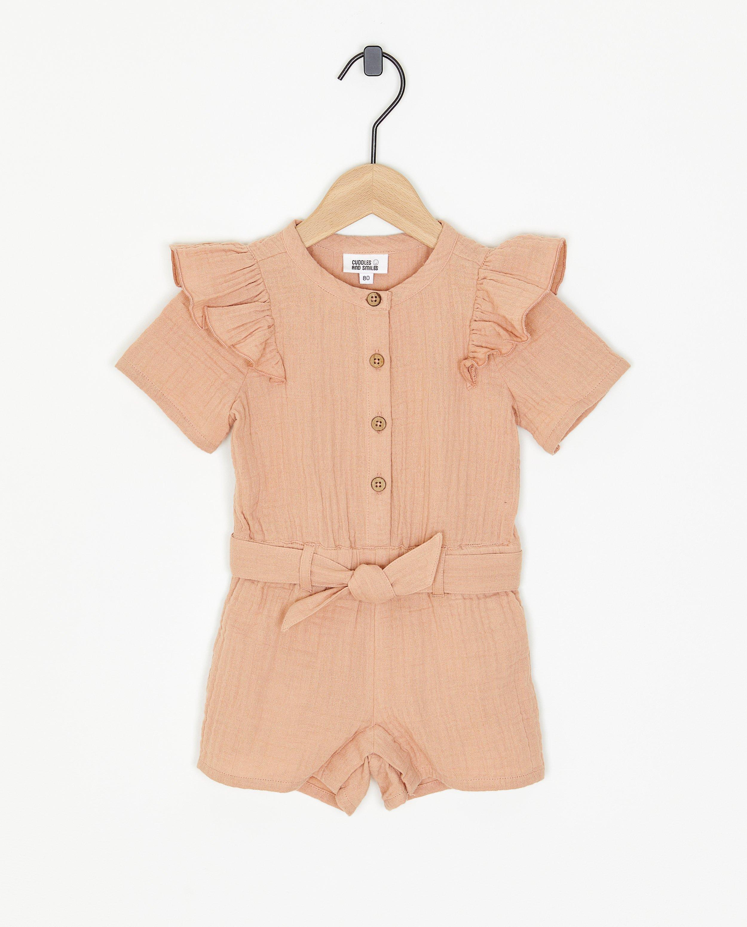 Jumpsuit - Roze jumpsuit van tetra