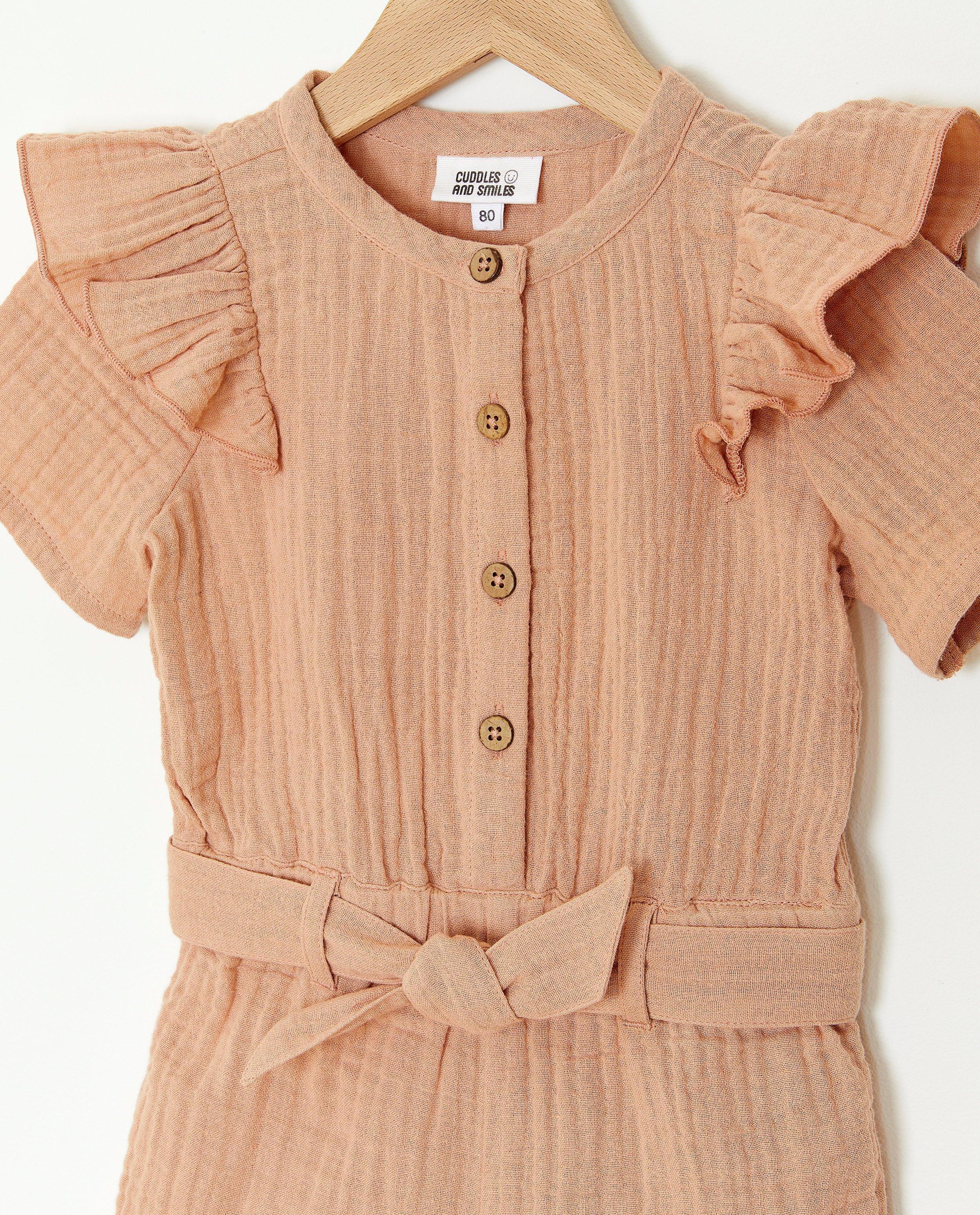 Jumpsuit - Roze jumpsuit van tetra