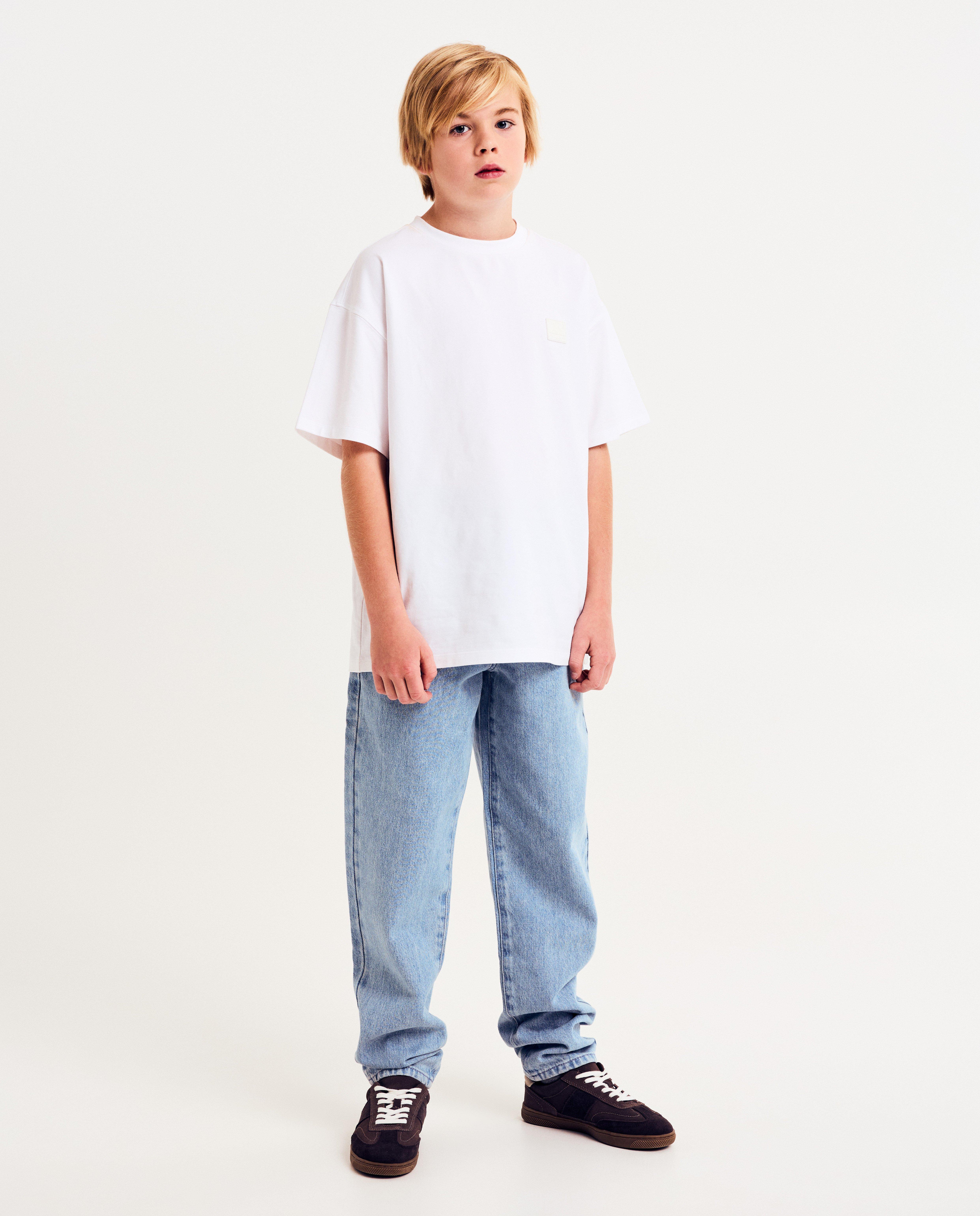 Lichtblauwe jeans, loose fit - null - Fish & Chips