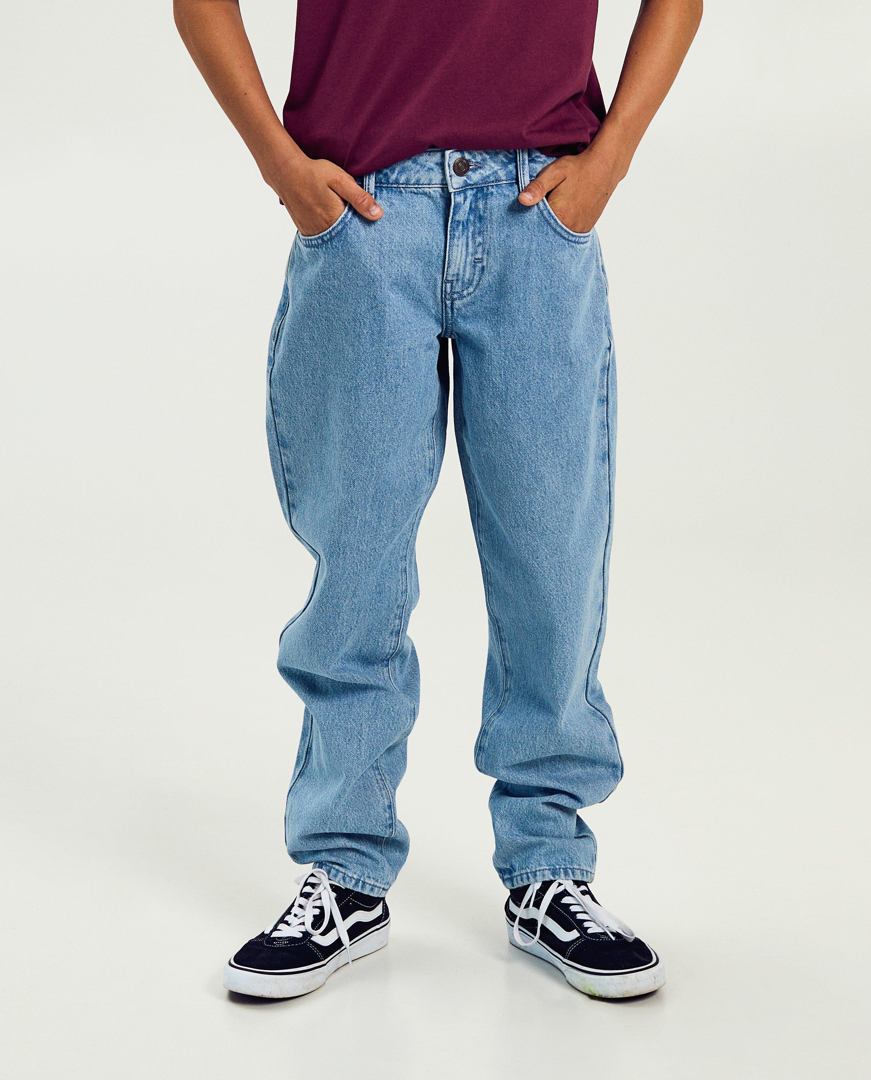 Jeans - Jean bleu clair, coupe loose