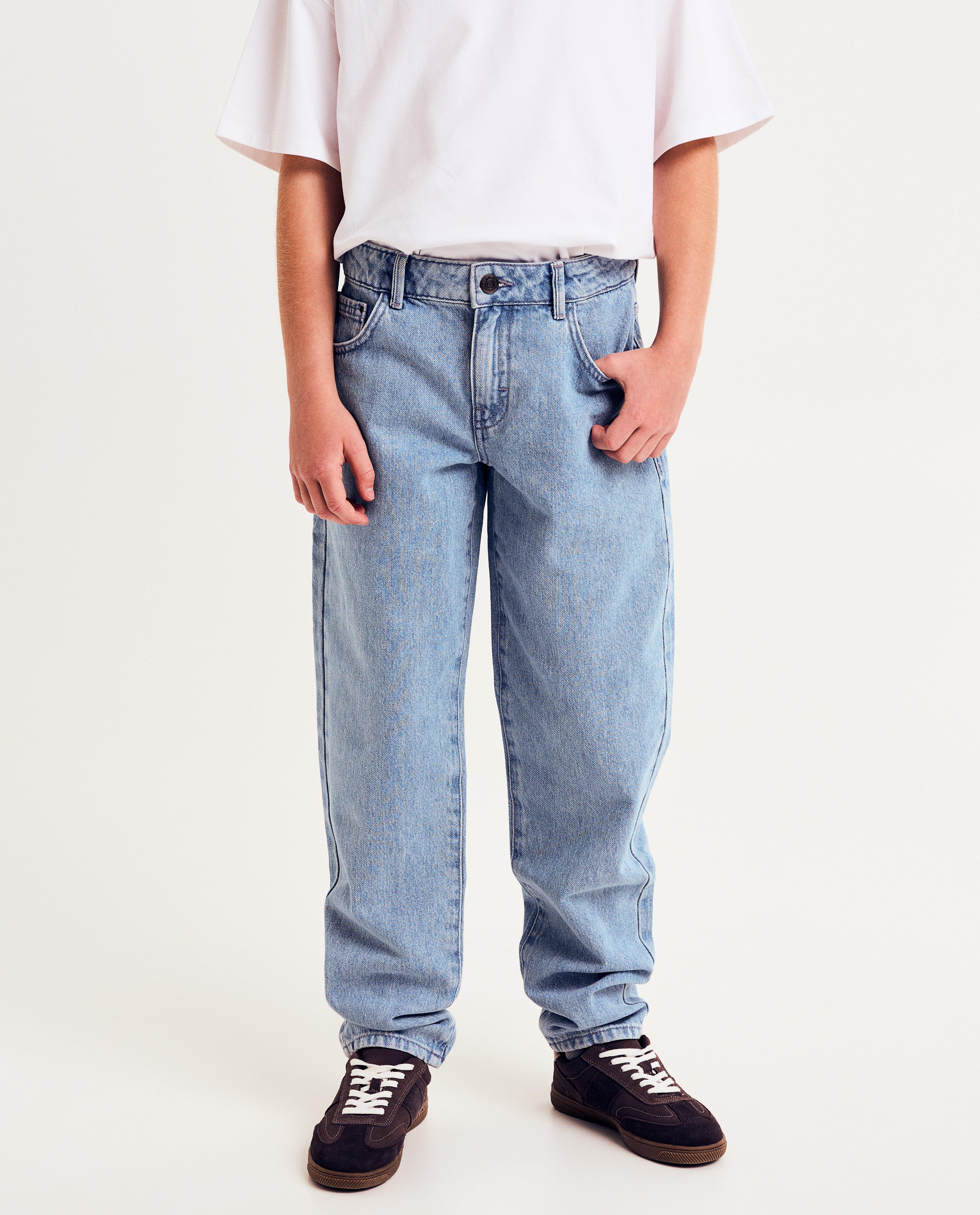 Jeans - Lichtblauwe jeans, loose fit