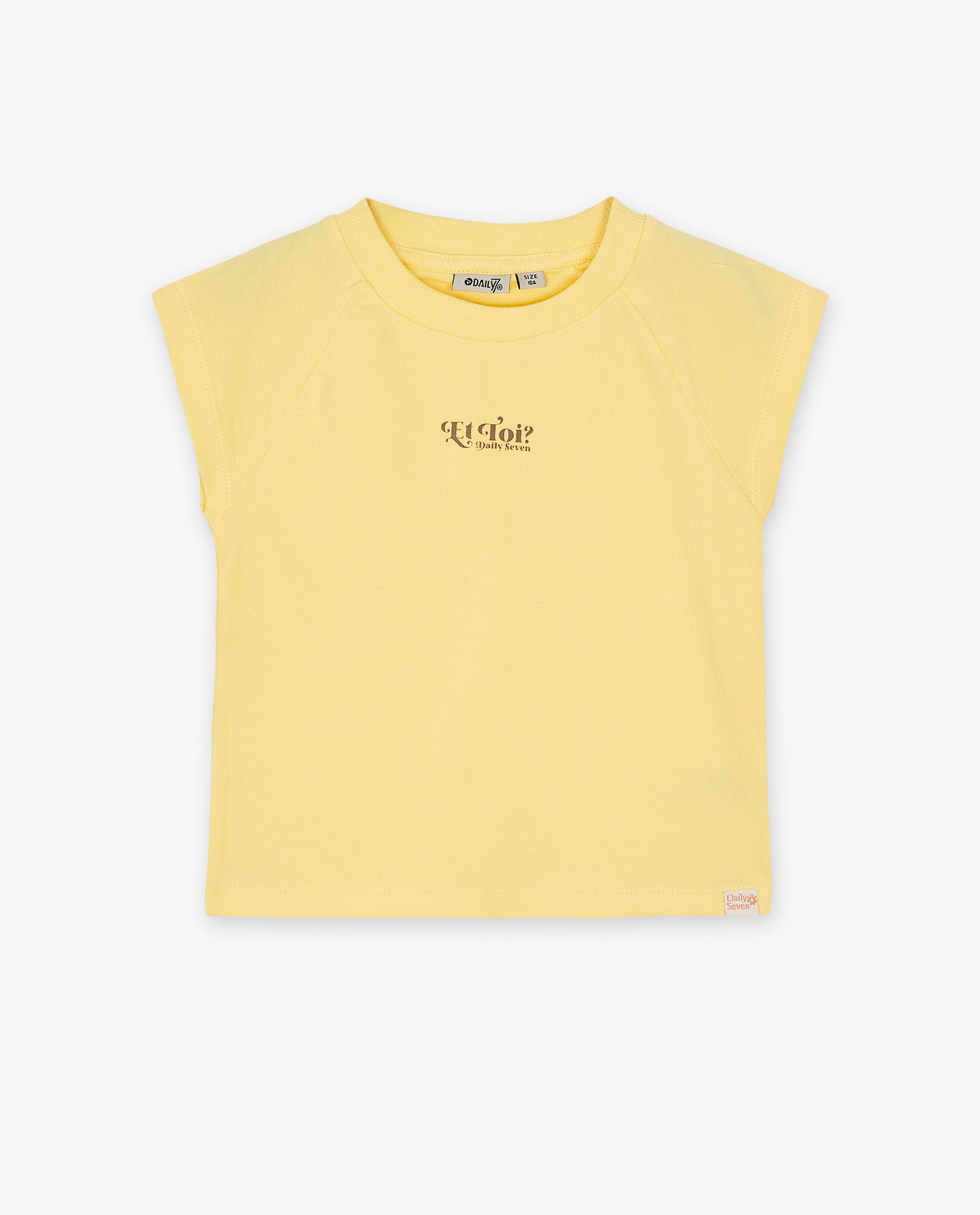 Geel T-shirt - null - Daily 7