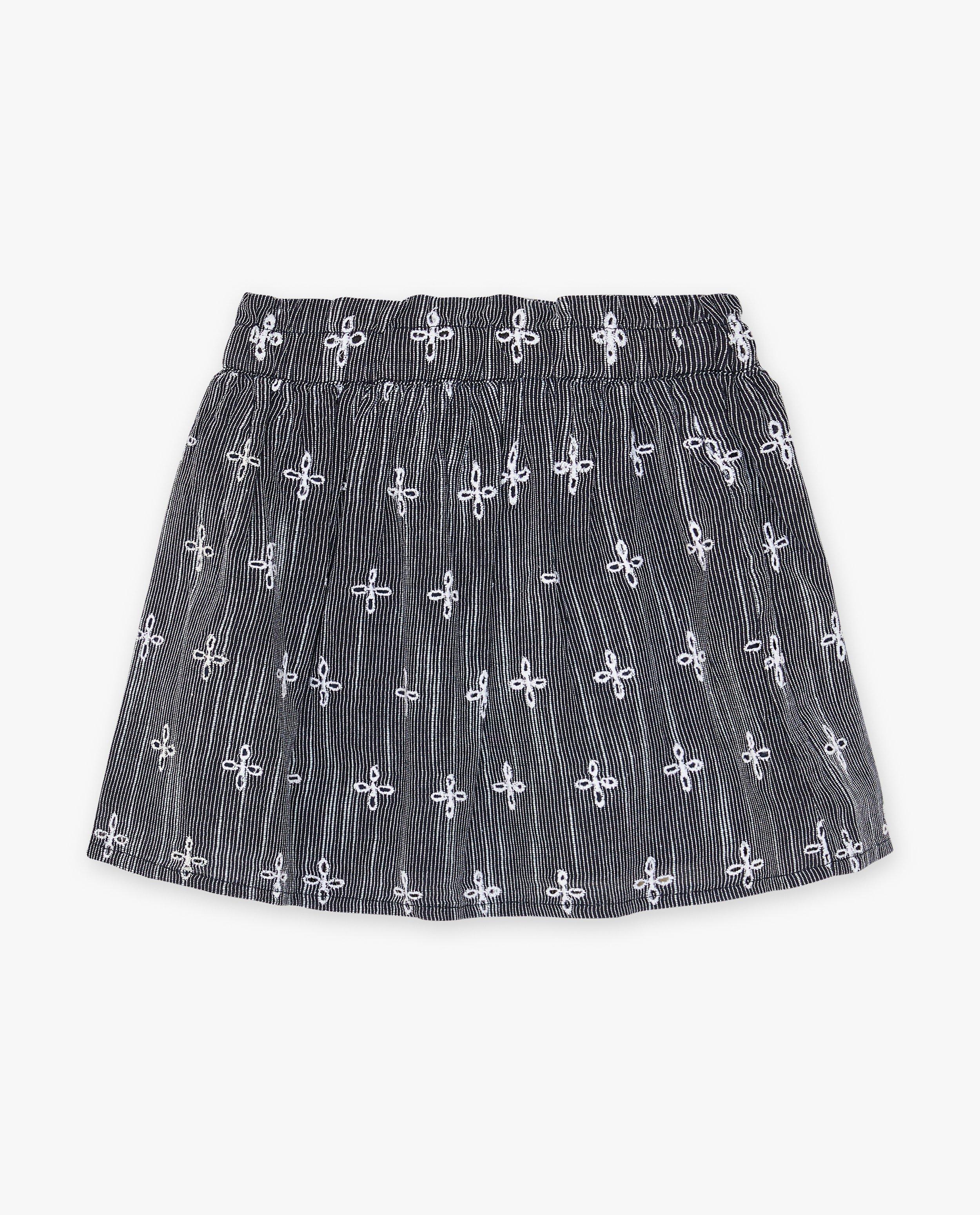 Jupe avec de la broderie anglaise - null - Enfant