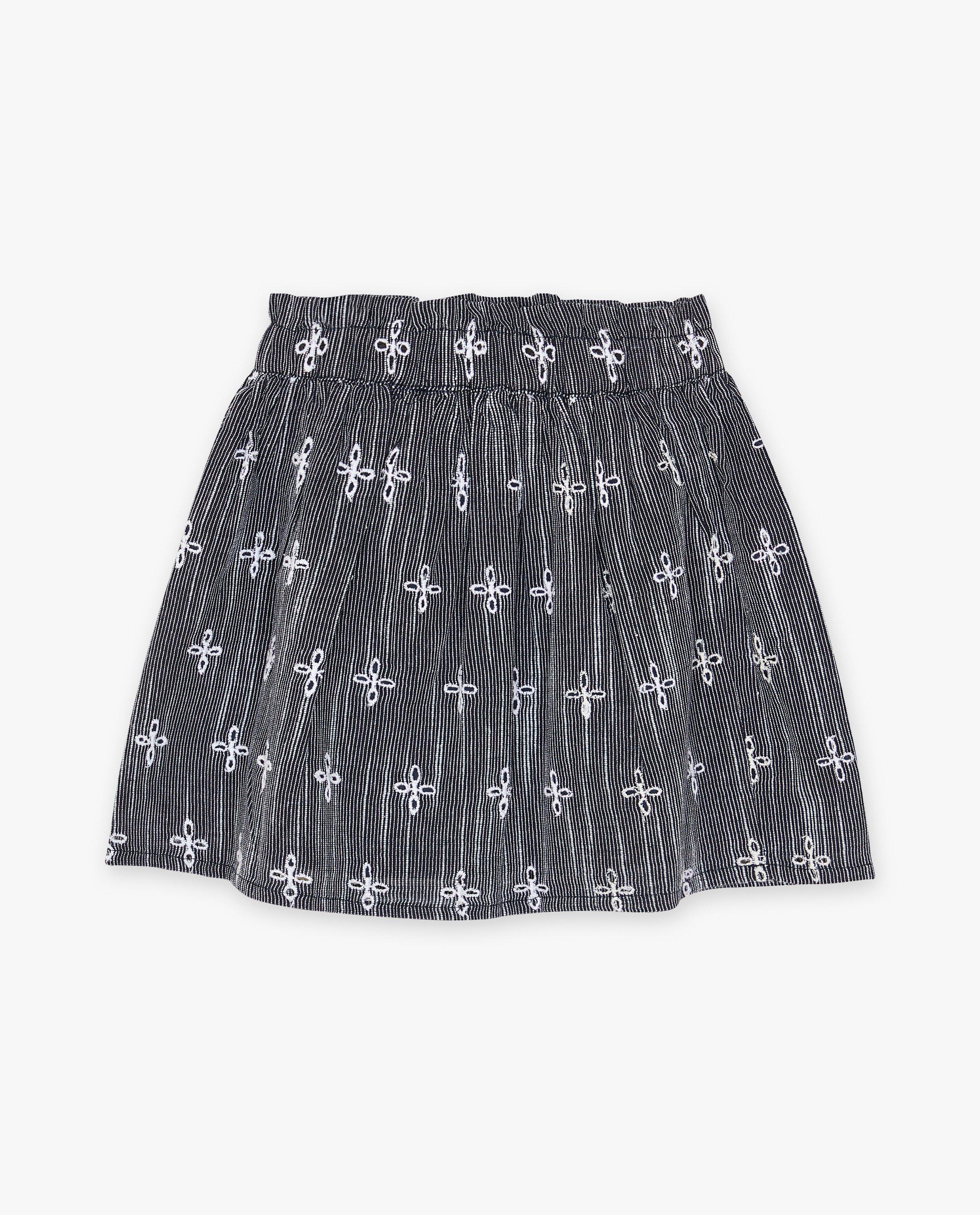 Jupes - Jupe avec de la broderie anglaise