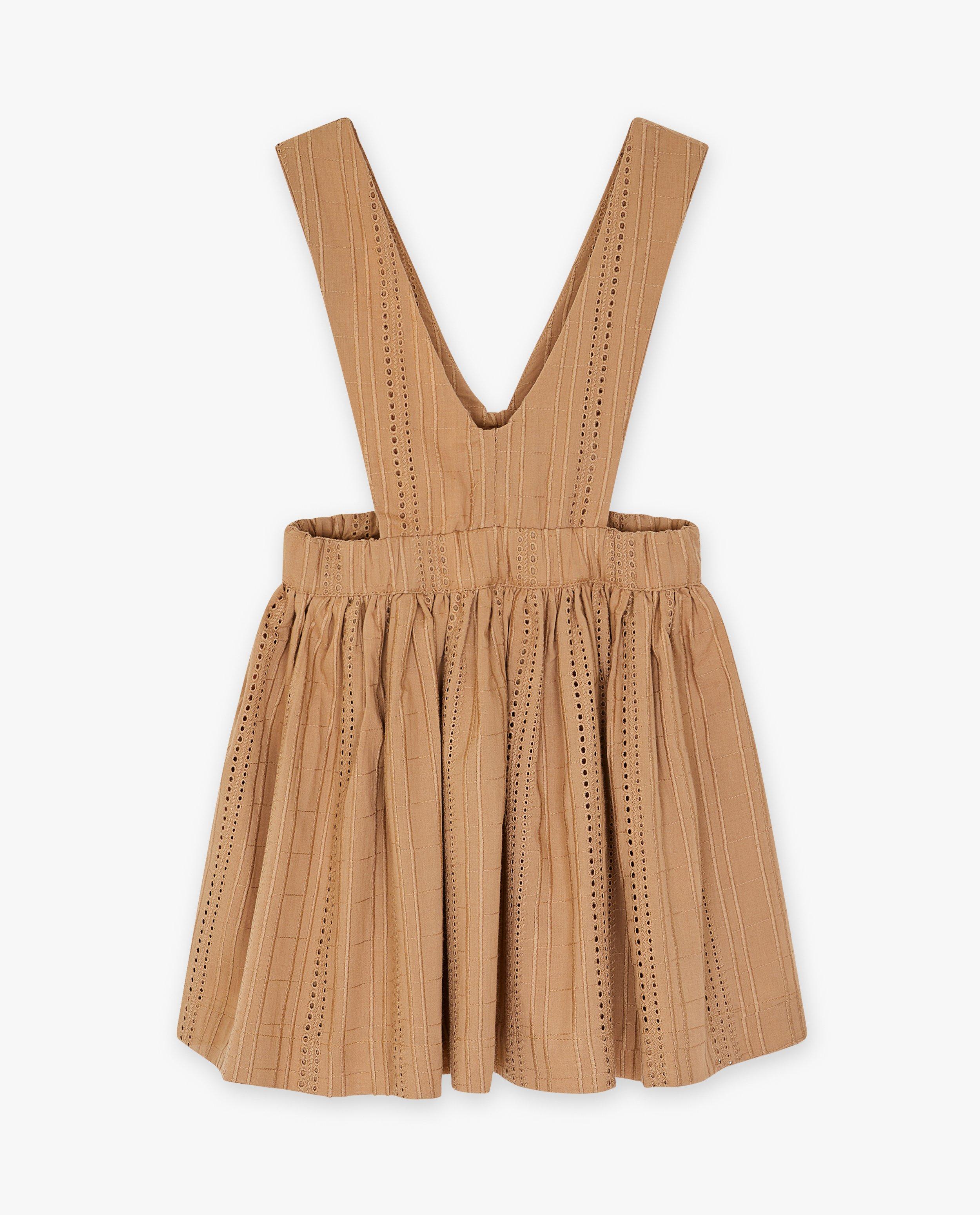 Bruine salopettejurk - null - Enfant
