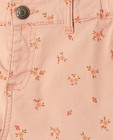 Broeken - Roze broek met bloemen