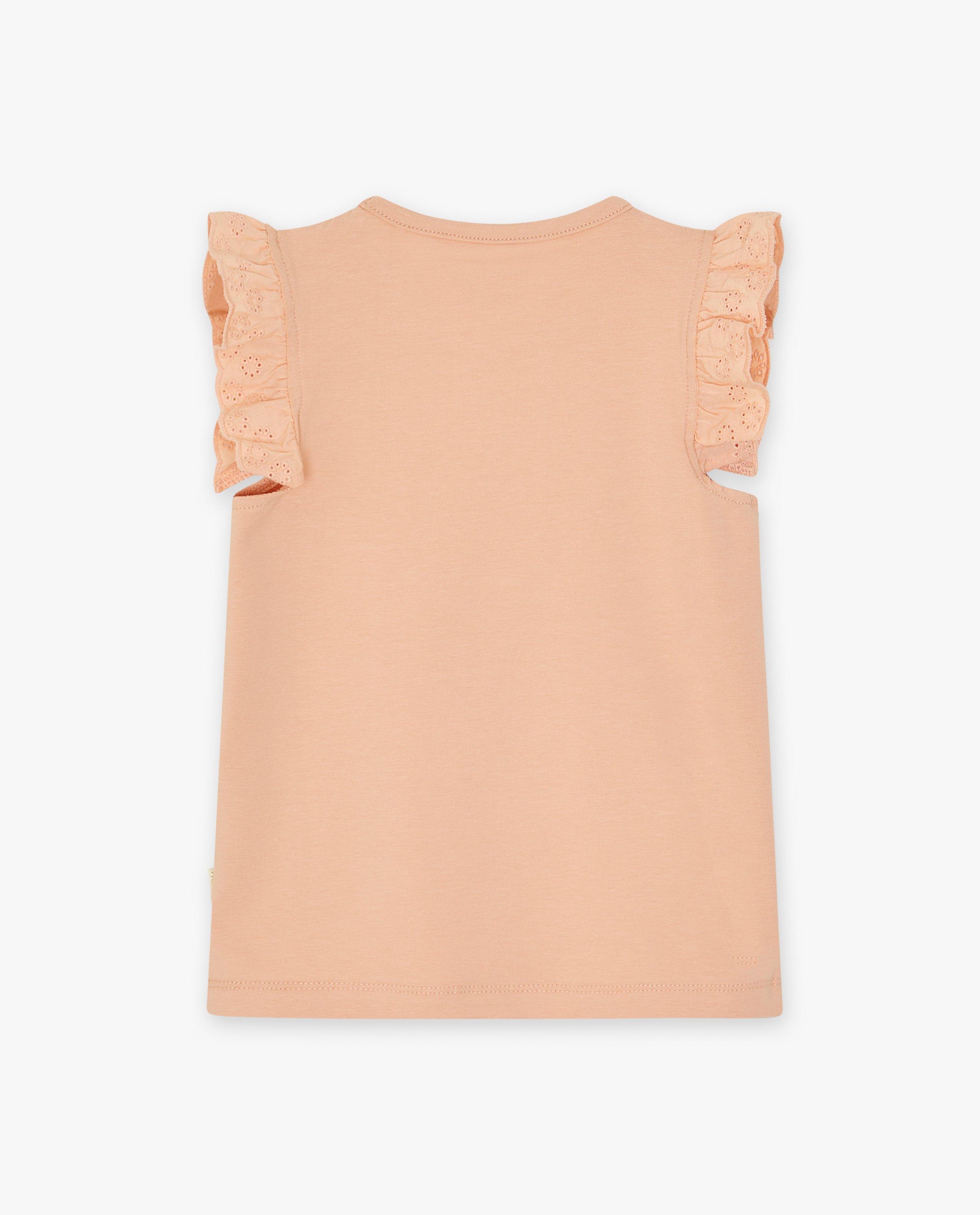T-shirts - T-shirt rose à imprimé