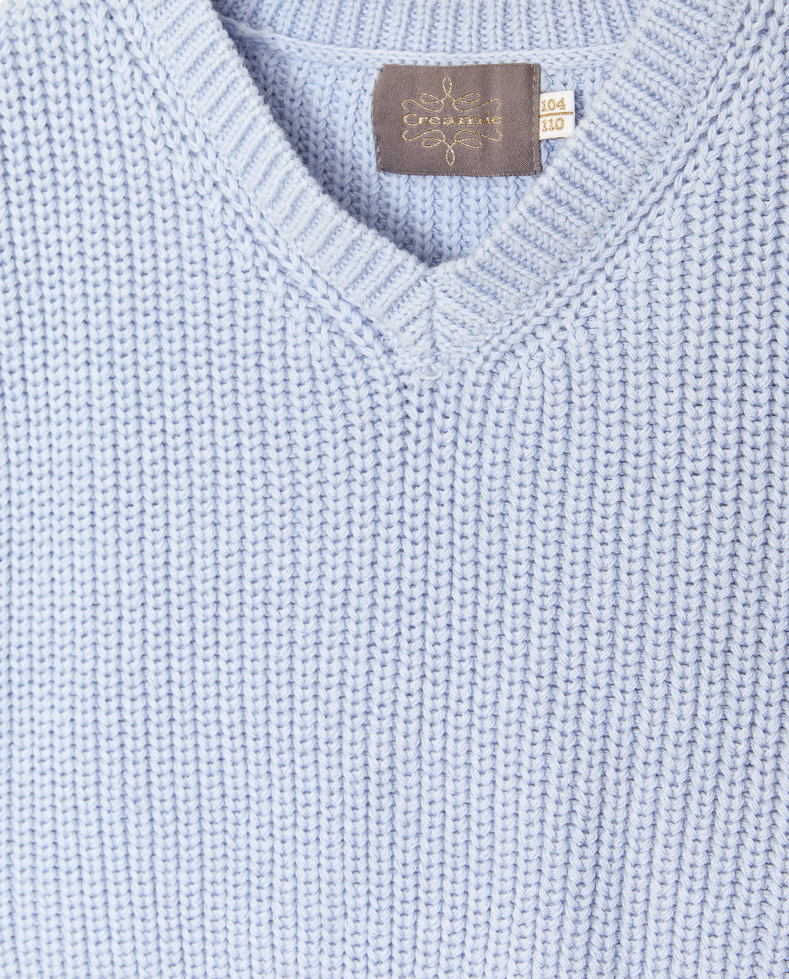 Pulls - Débardeur bleu clair avec col en V