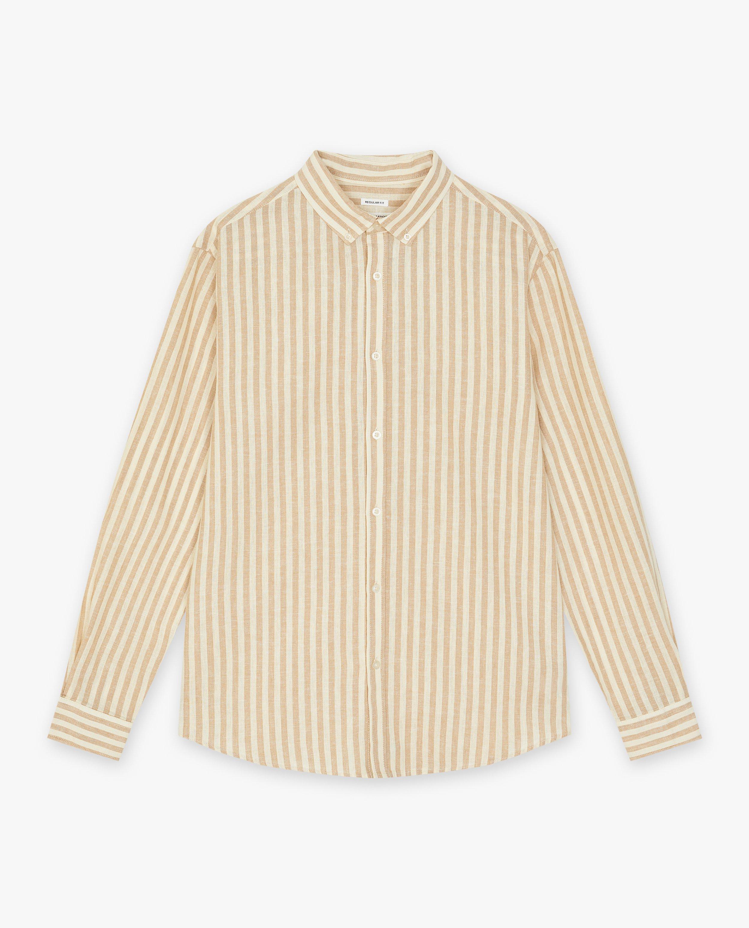 Hemd van linnenmix, regular fit - Product Detail - wit - afbeelding nummer 7