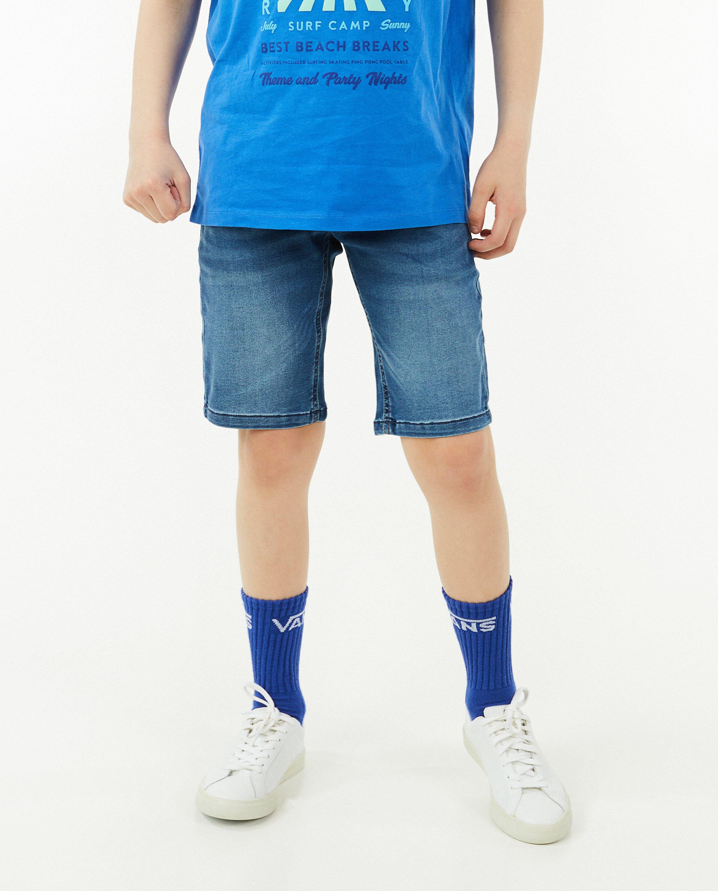 Shorts - Short en jeans bleu, 7-14 ans