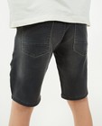 Shorten - Donkergrijze jeansshort, 7-14 jaar