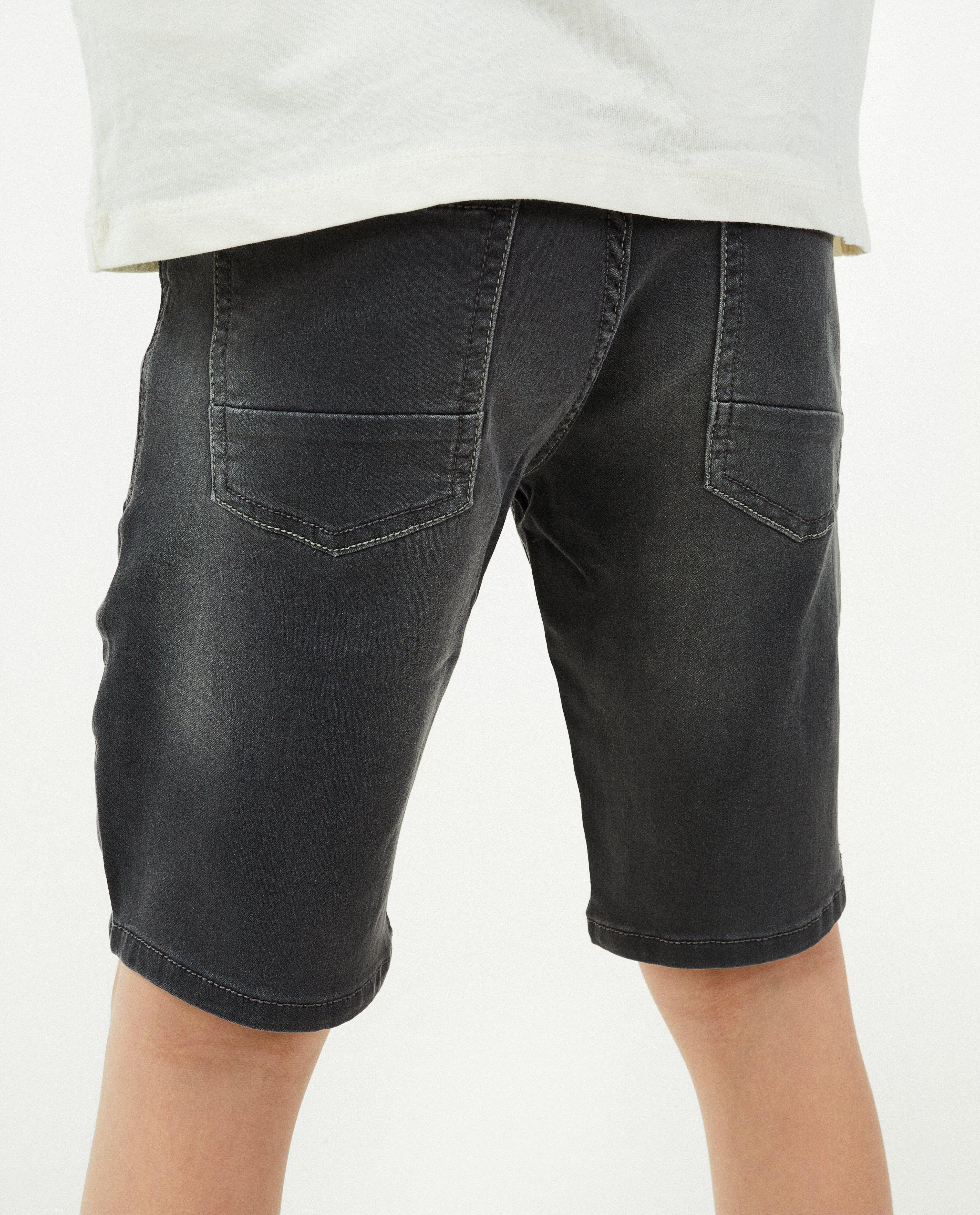 Shorts - Short en jeans gris foncé, 7-14 ans