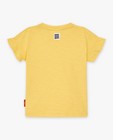T-shirts - T-shirt jaune à inscription