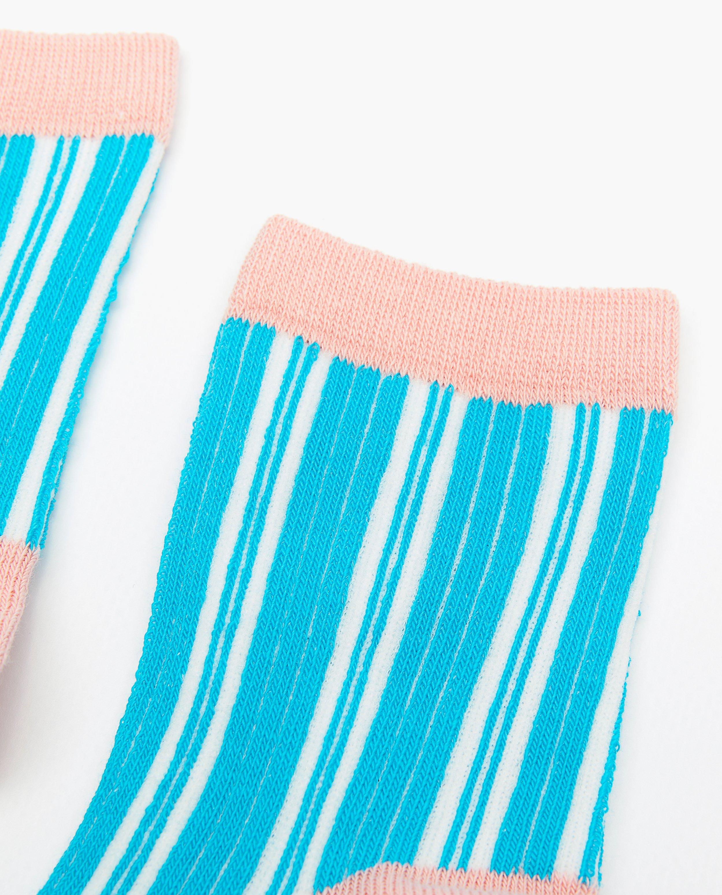 Kousen met strepen - Product Detail - felblauw - afbeelding nummer 2