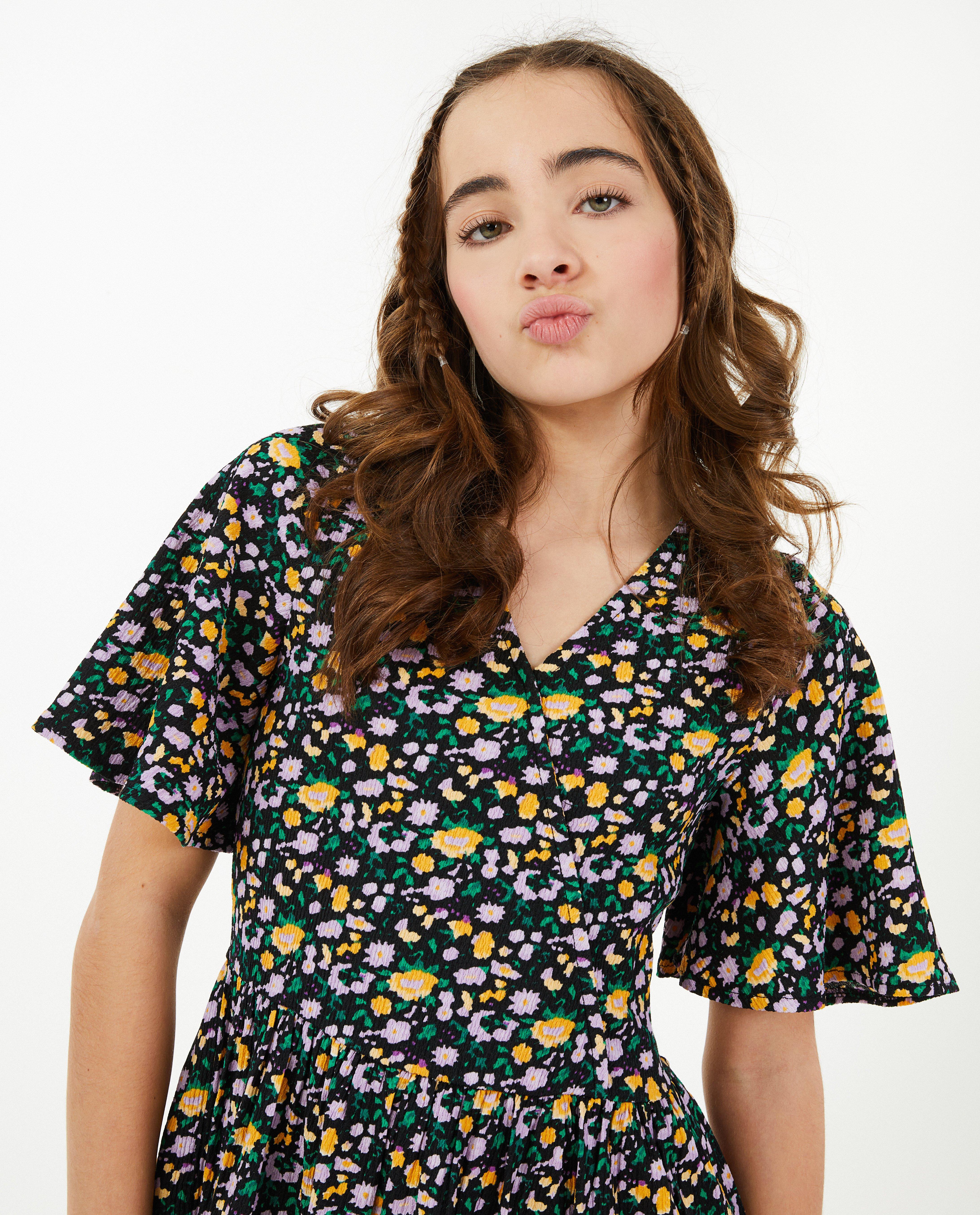 Kleedjes - Jurk met bloemenprint