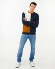 Sweater met color block - null - Baptiste