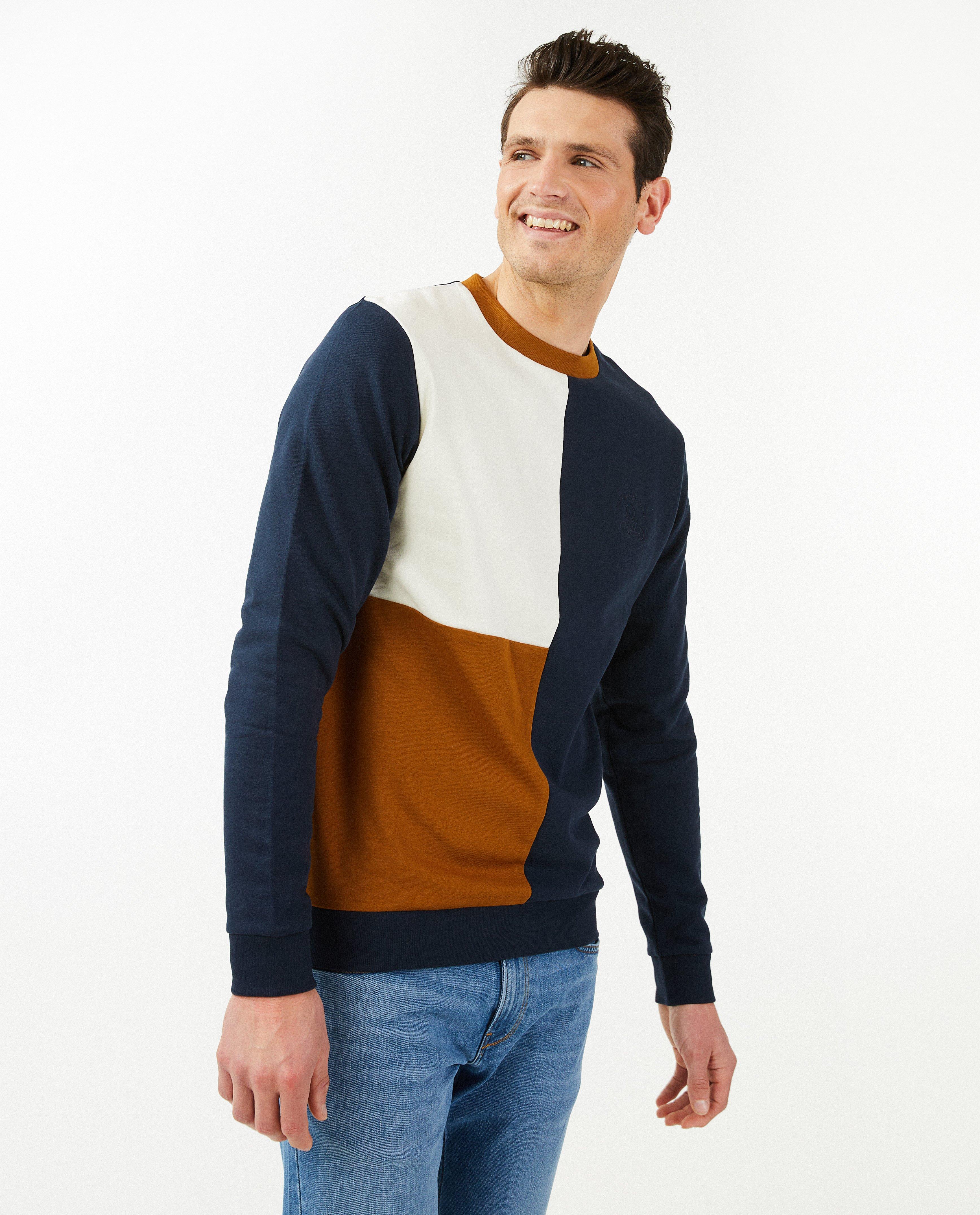 Sweaters - Sweater met color block
