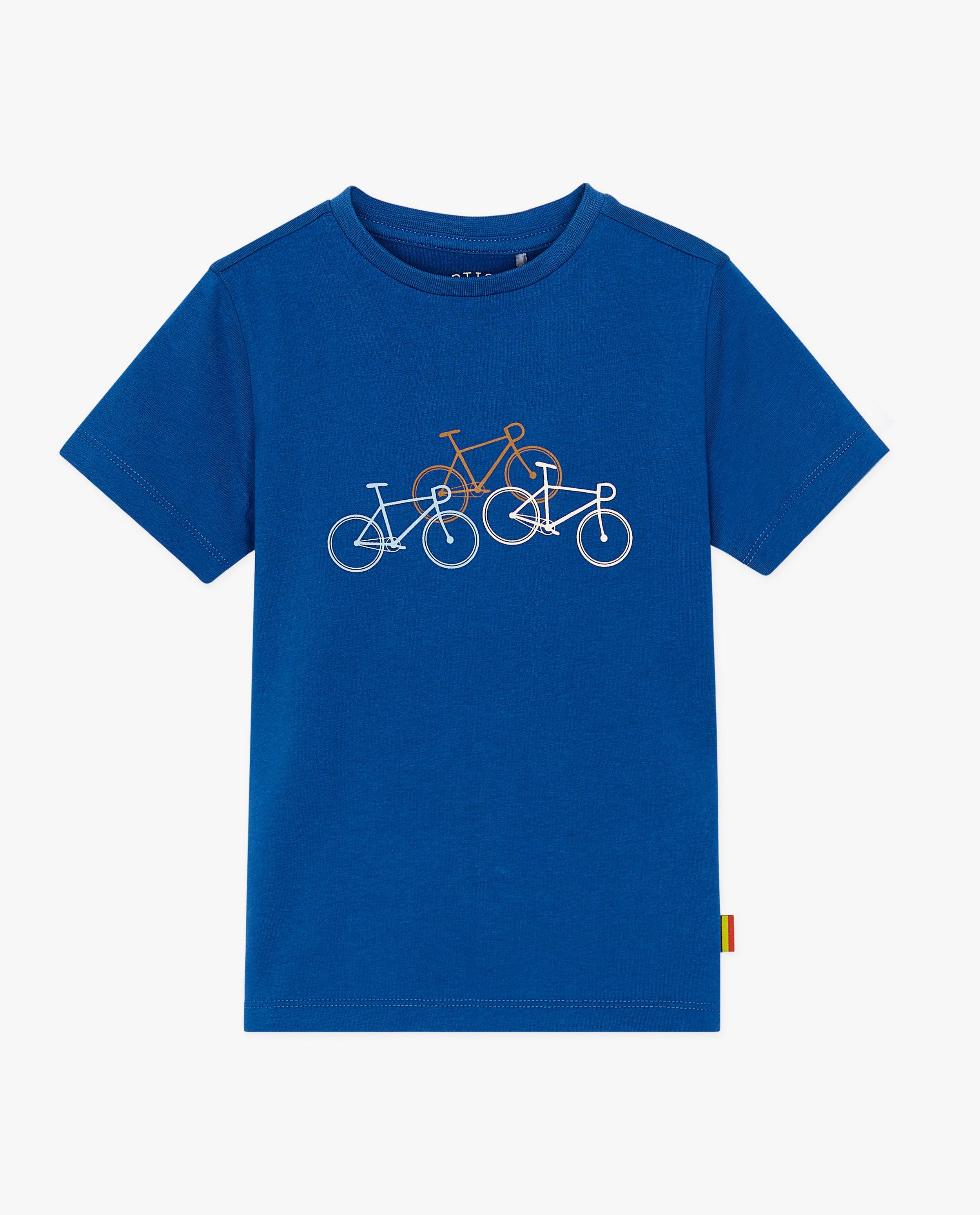 T-shirts - Blauw T-shirt met print