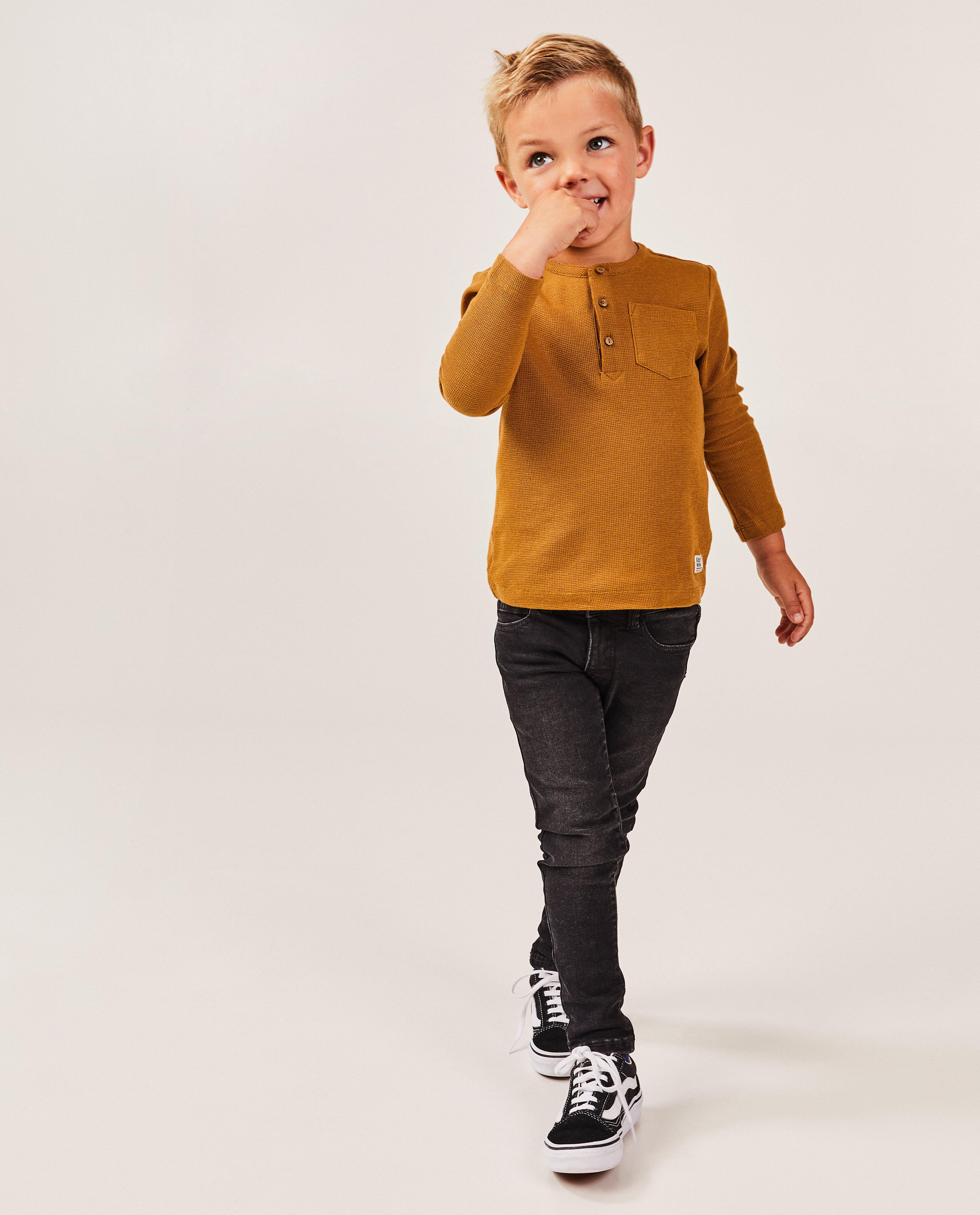 Grijze jeans, straight fit - null - Kidz Nation