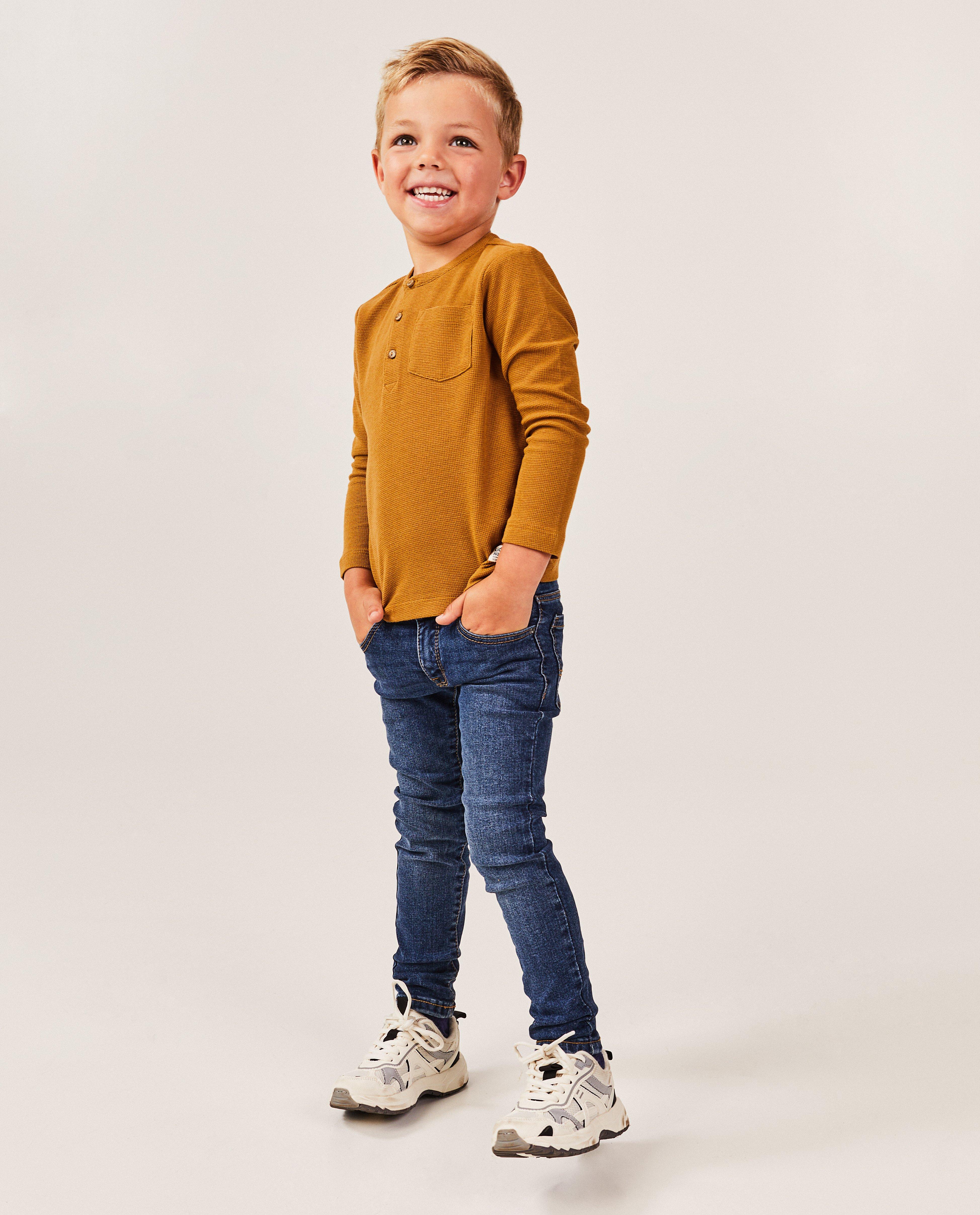 Jeans bleu foncé, coupe skinny - null - Kidz Nation