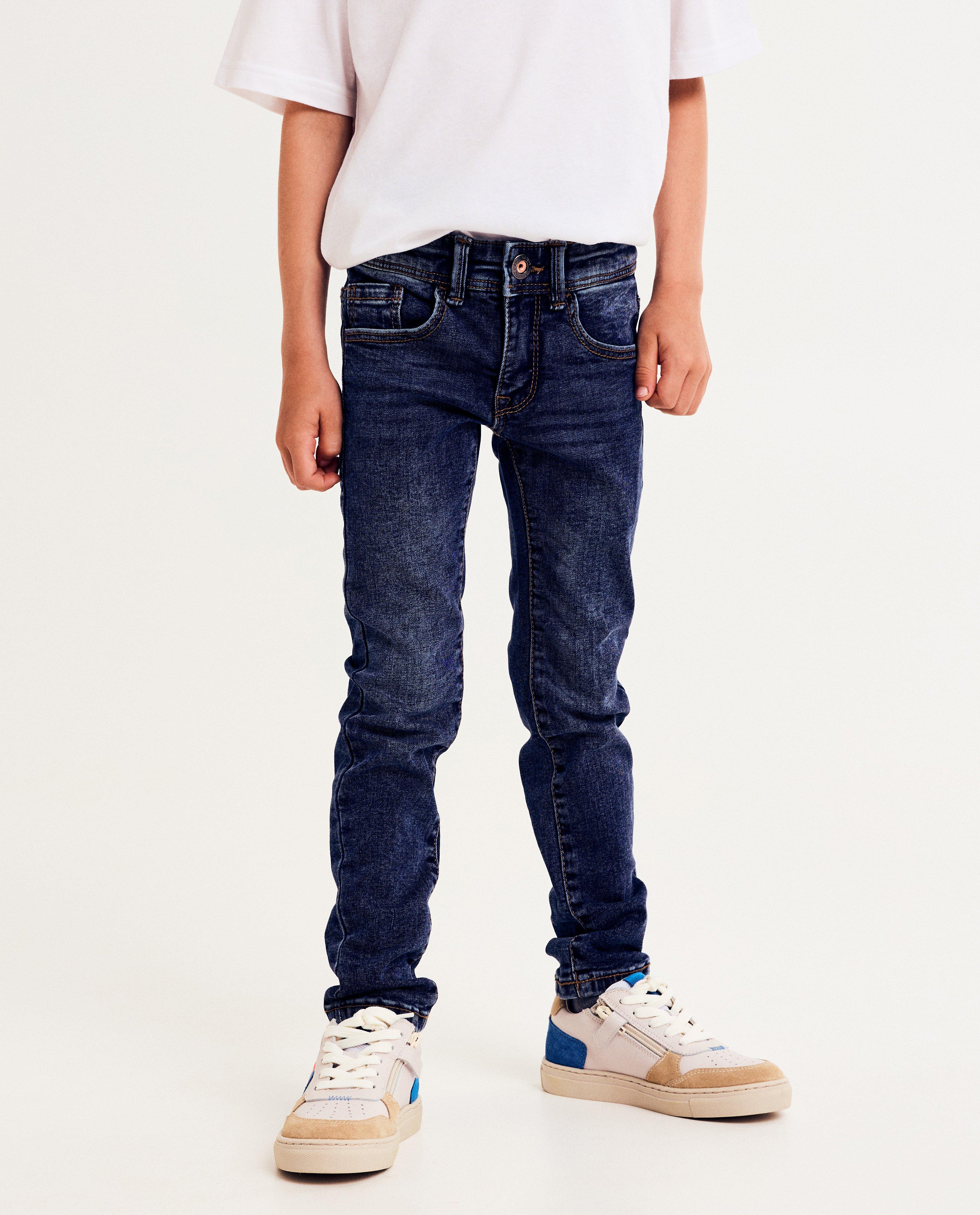 Jeans - Donkerblauwe jeans, skinny fit