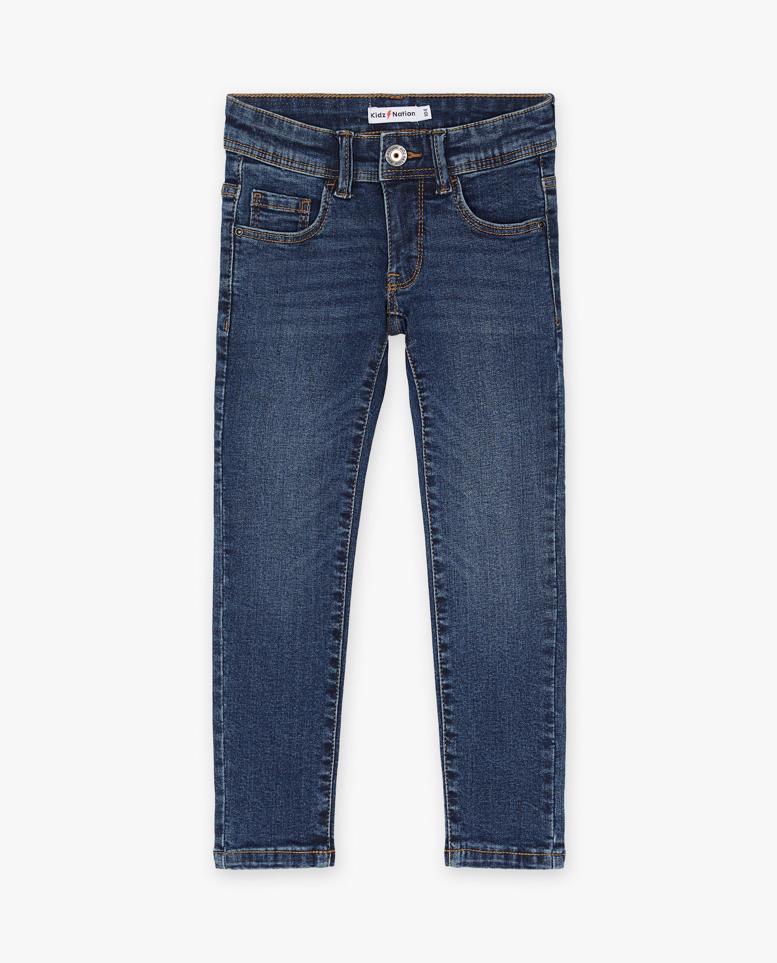 Jeans - Jeans bleu foncé, coupe skinny