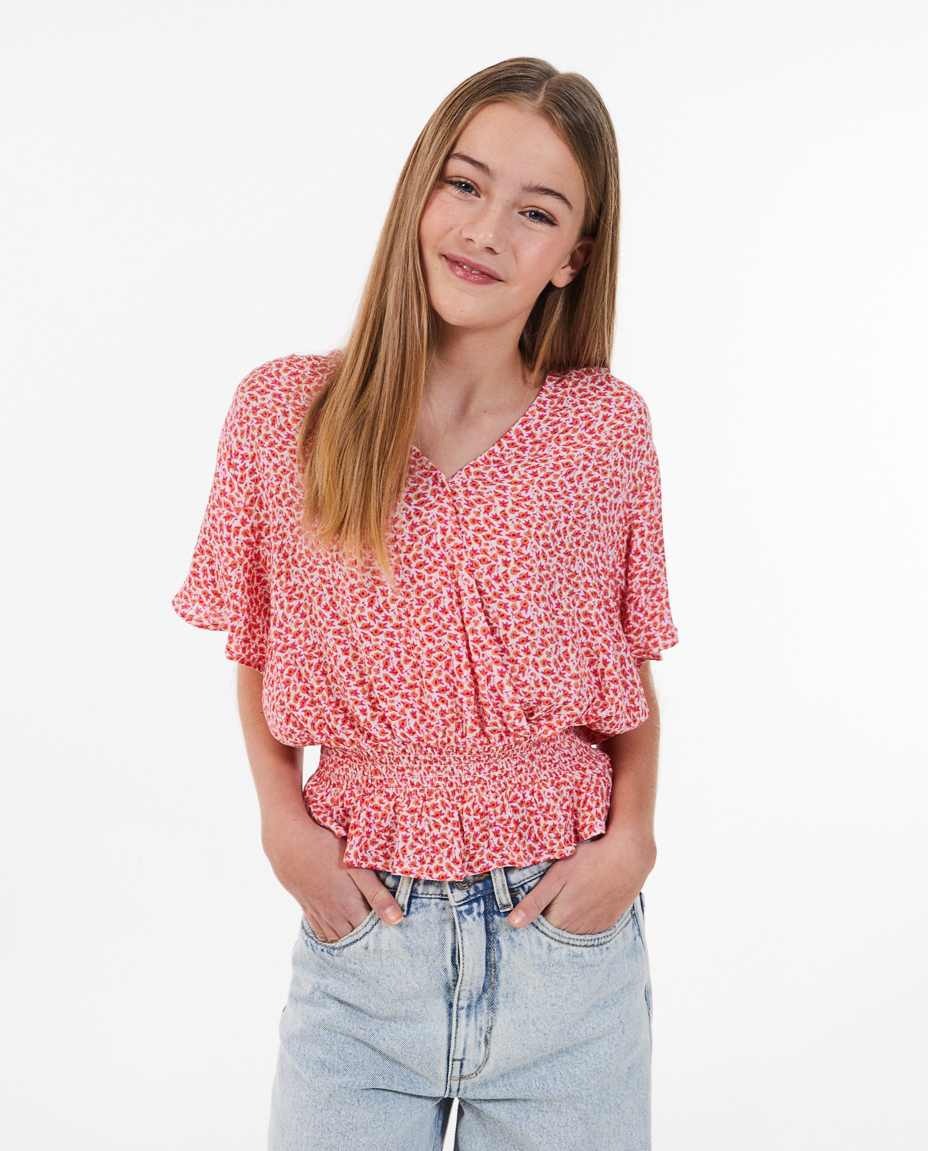 Blouse met smokwerk - null - Groggy