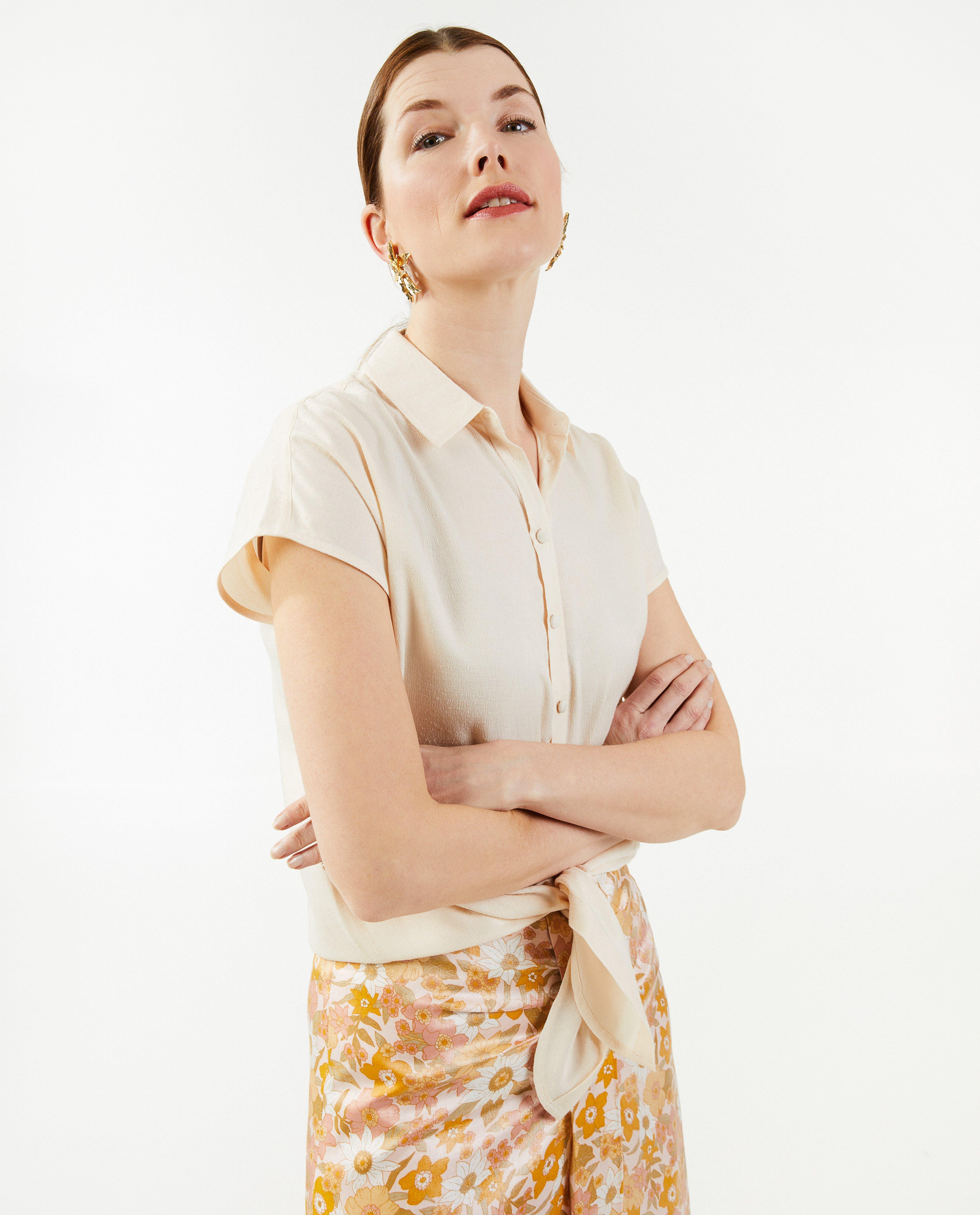 Hemden - Beige blouse